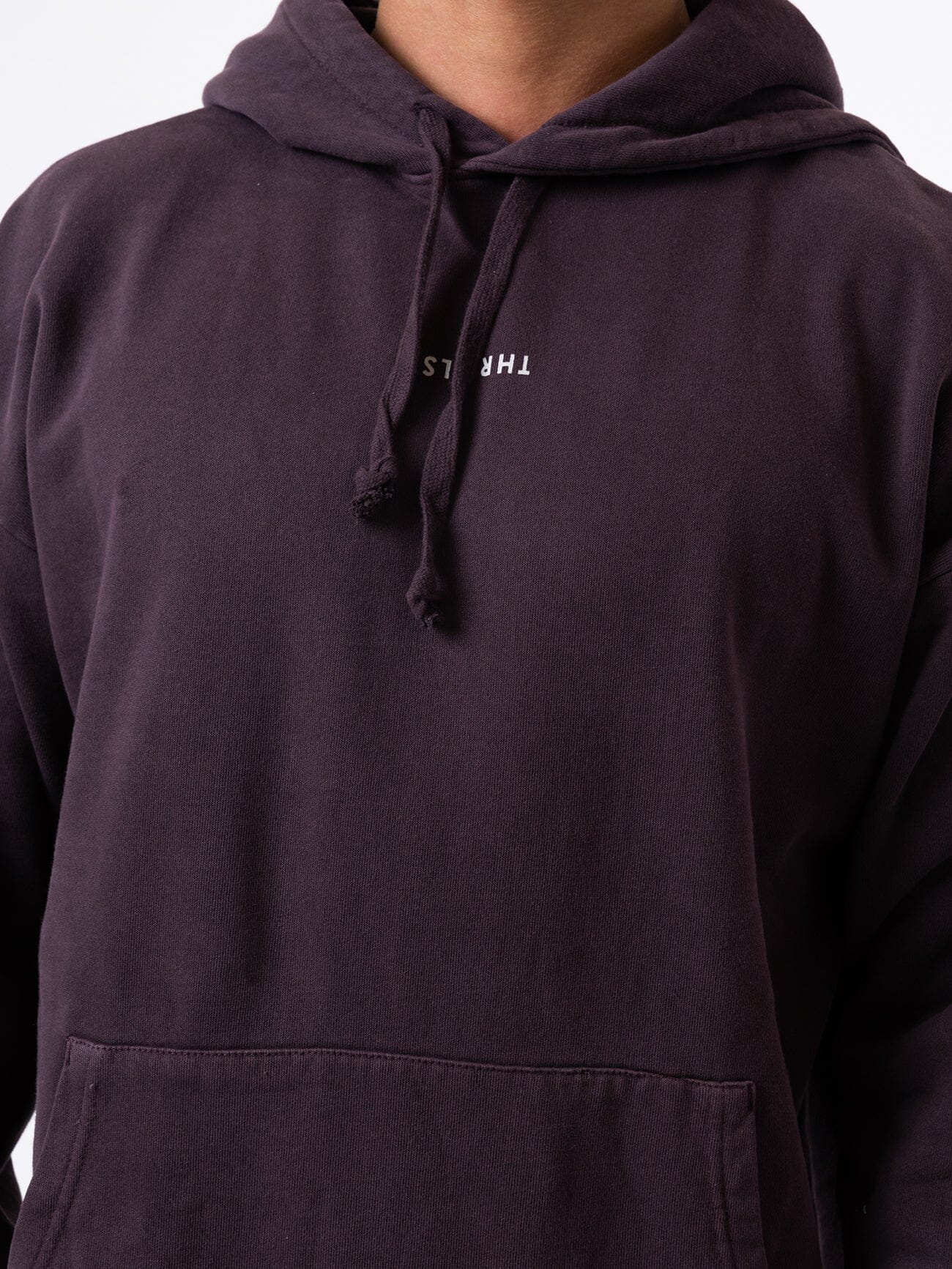 Minimal Thrills Slouch Pull On Hood - Deep Plum