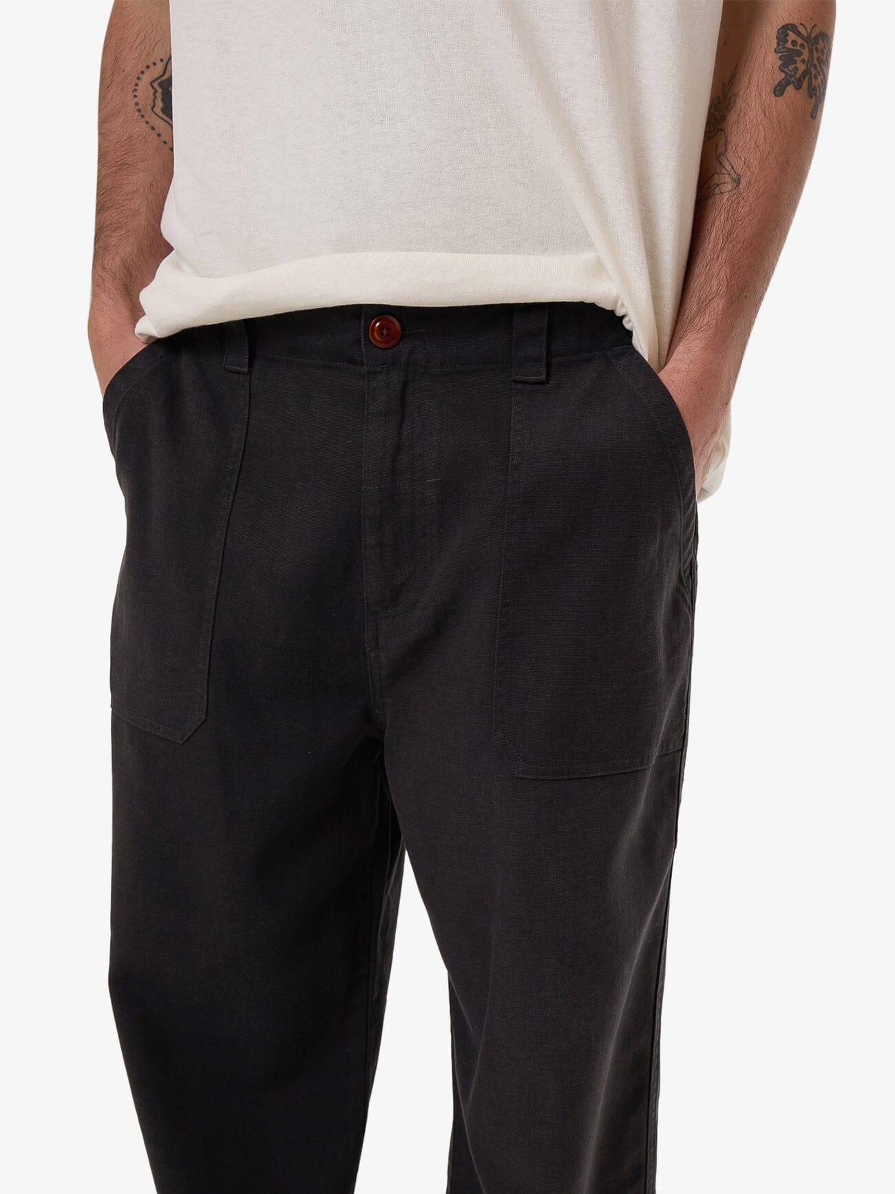 Hemp Thrills Slacker Utility Pant - Black