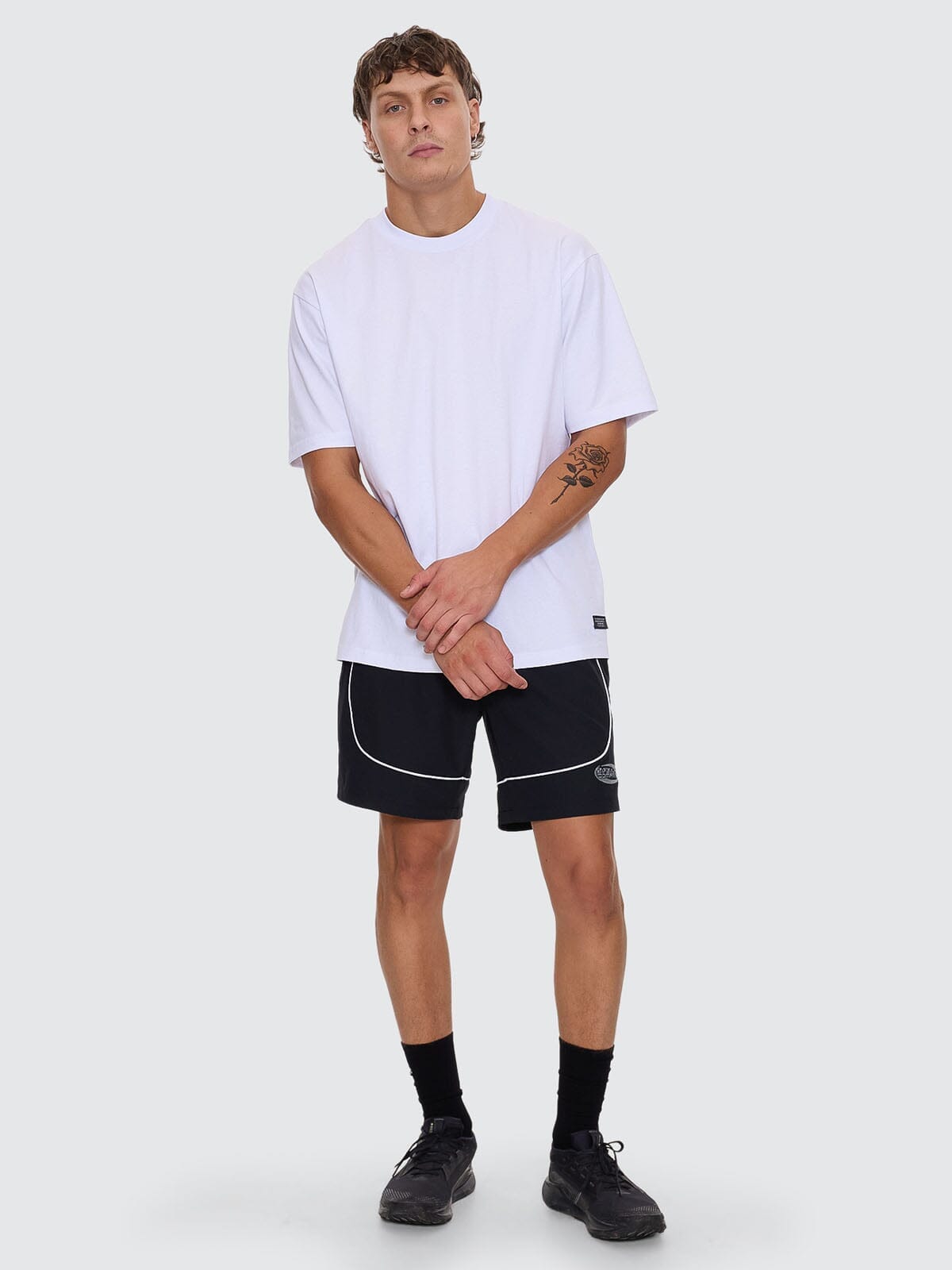 Thrills Military Oversize Fit Tee - White