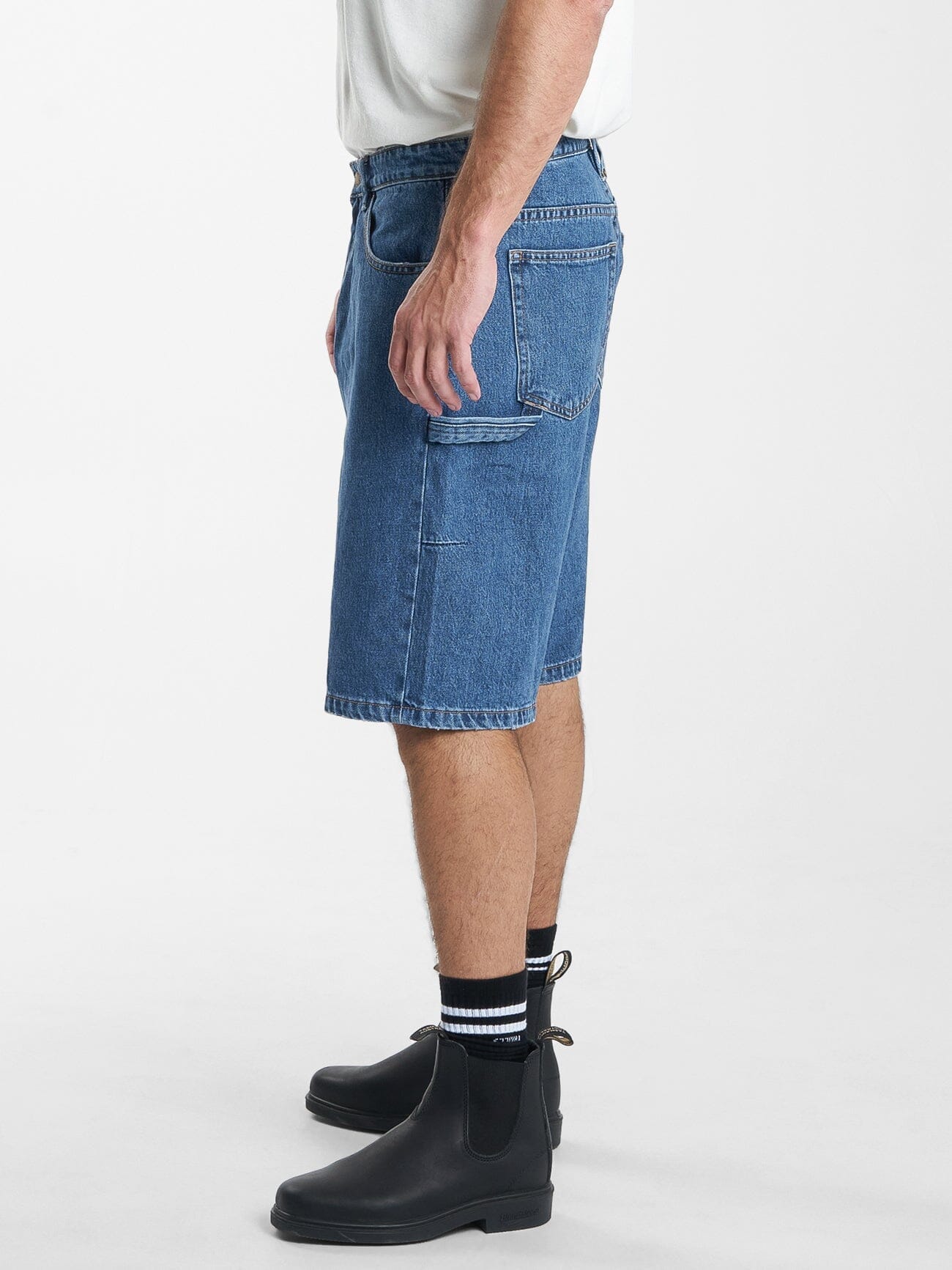 Big Slacker Denim Short - Rinsed Blues