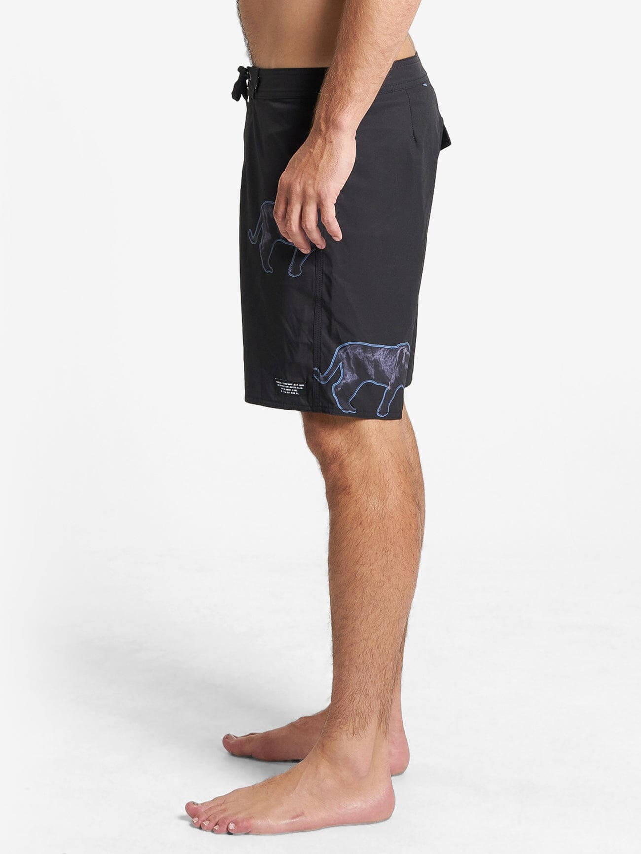 Midnight Runner Boardshort - Black
