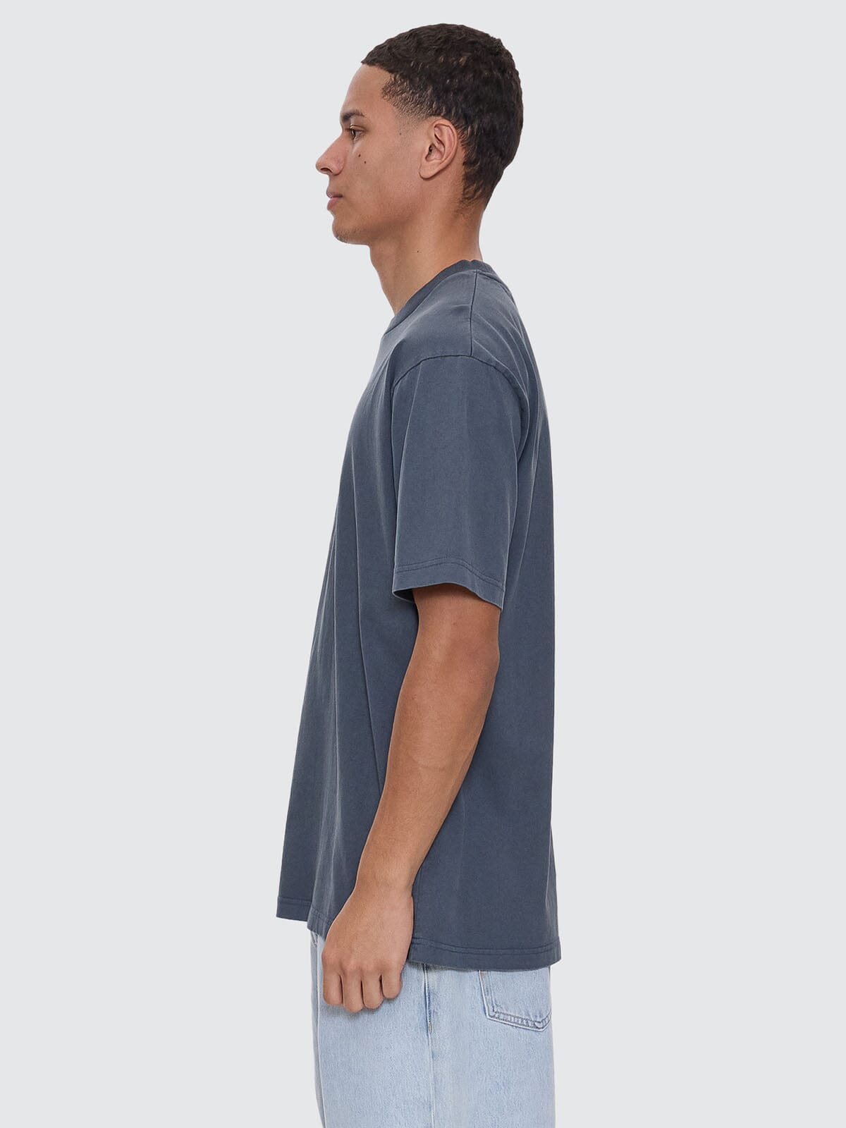 Thrills Military Oversize Fit Tee - Light Petrol