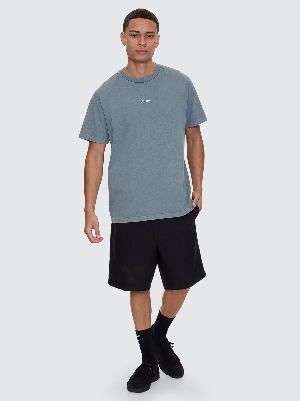Minimal Thrills Heavy Weight Merch Fit Tee - Stormy Sea