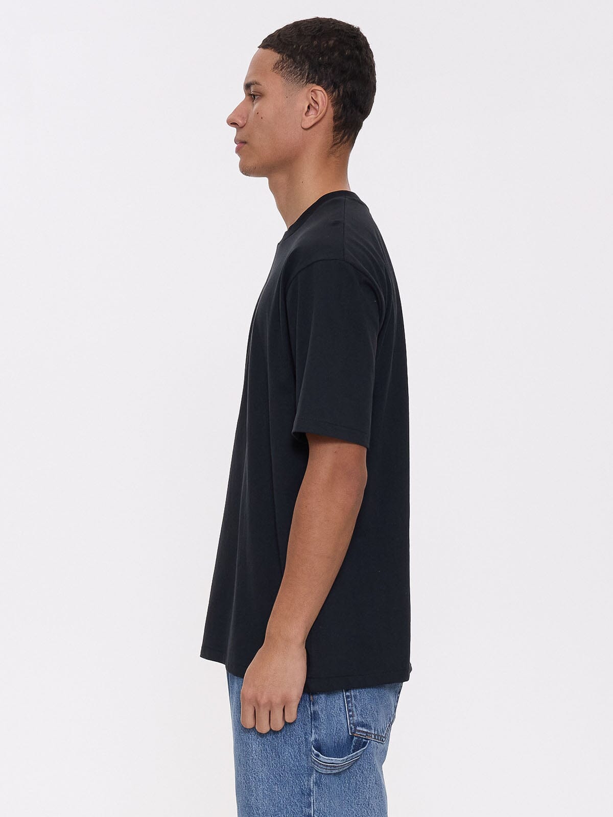 Recruit Oversized Fit Tee - Washed Black
