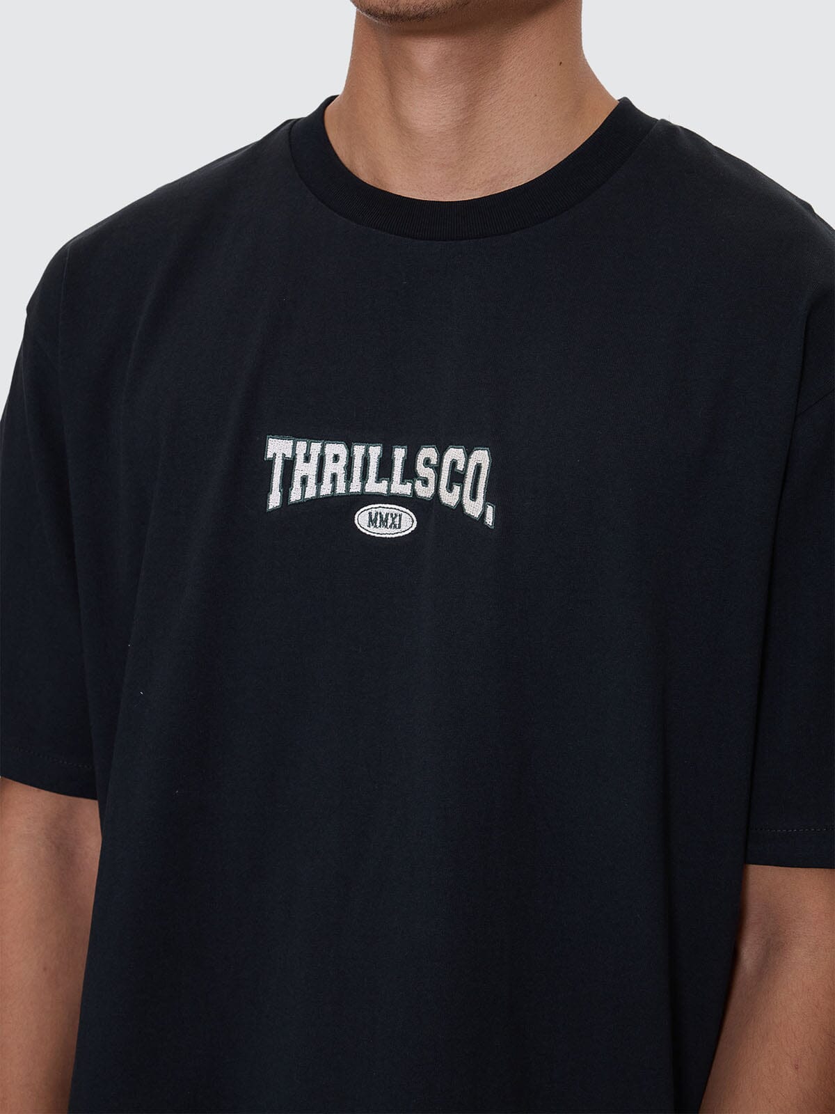 Recruit Oversized Fit Tee - Washed Black