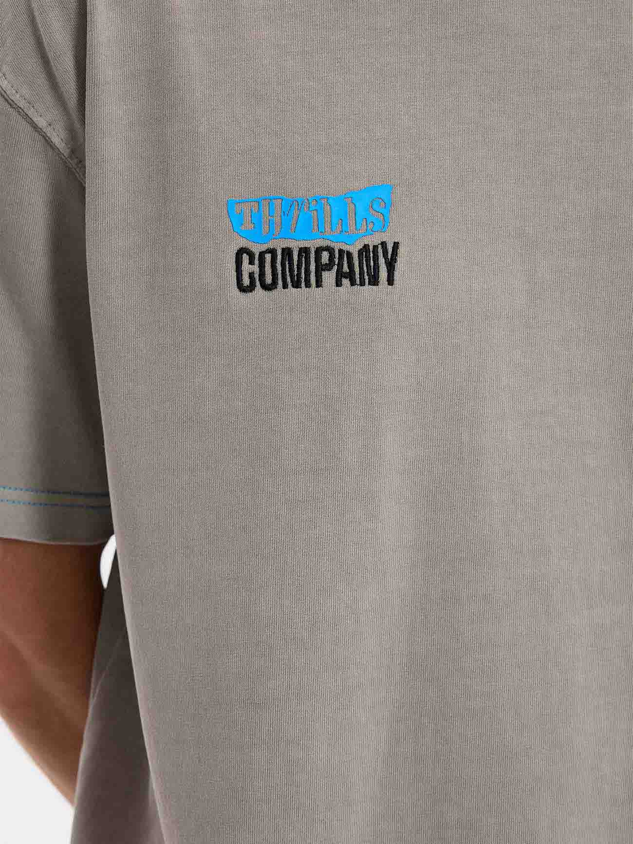 Total Anarchy Box Fit Oversize Short Tee - Fog