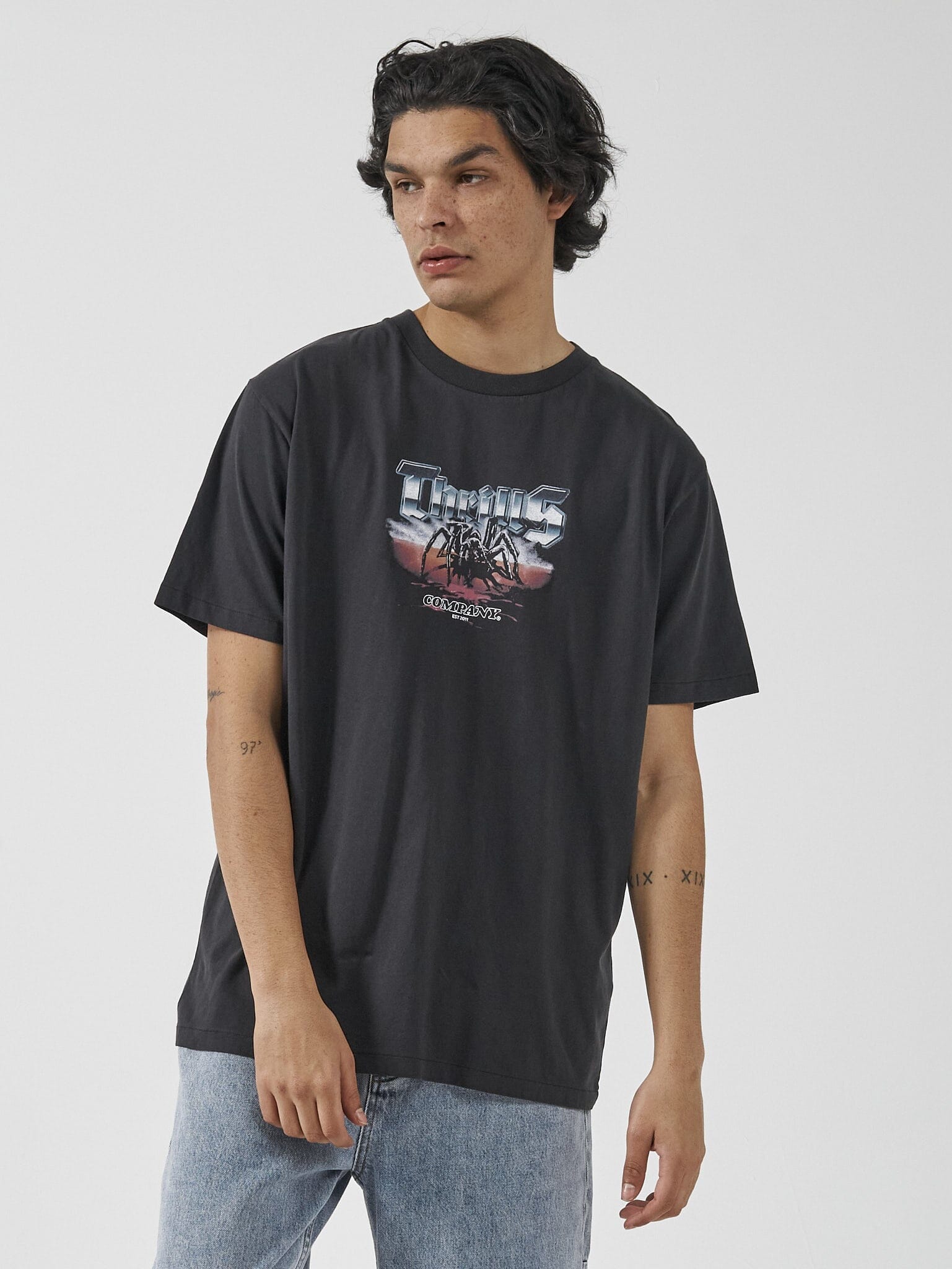 Kingdom Merch Fit Tee - Washed Black