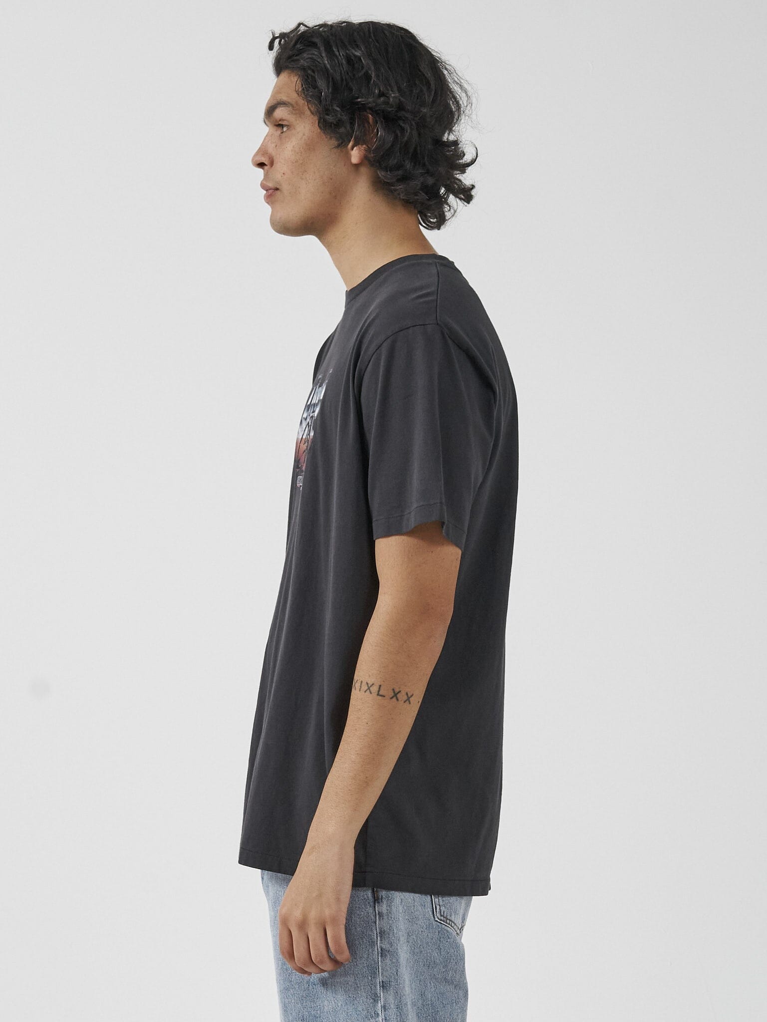 Kingdom Merch Fit Tee - Washed Black
