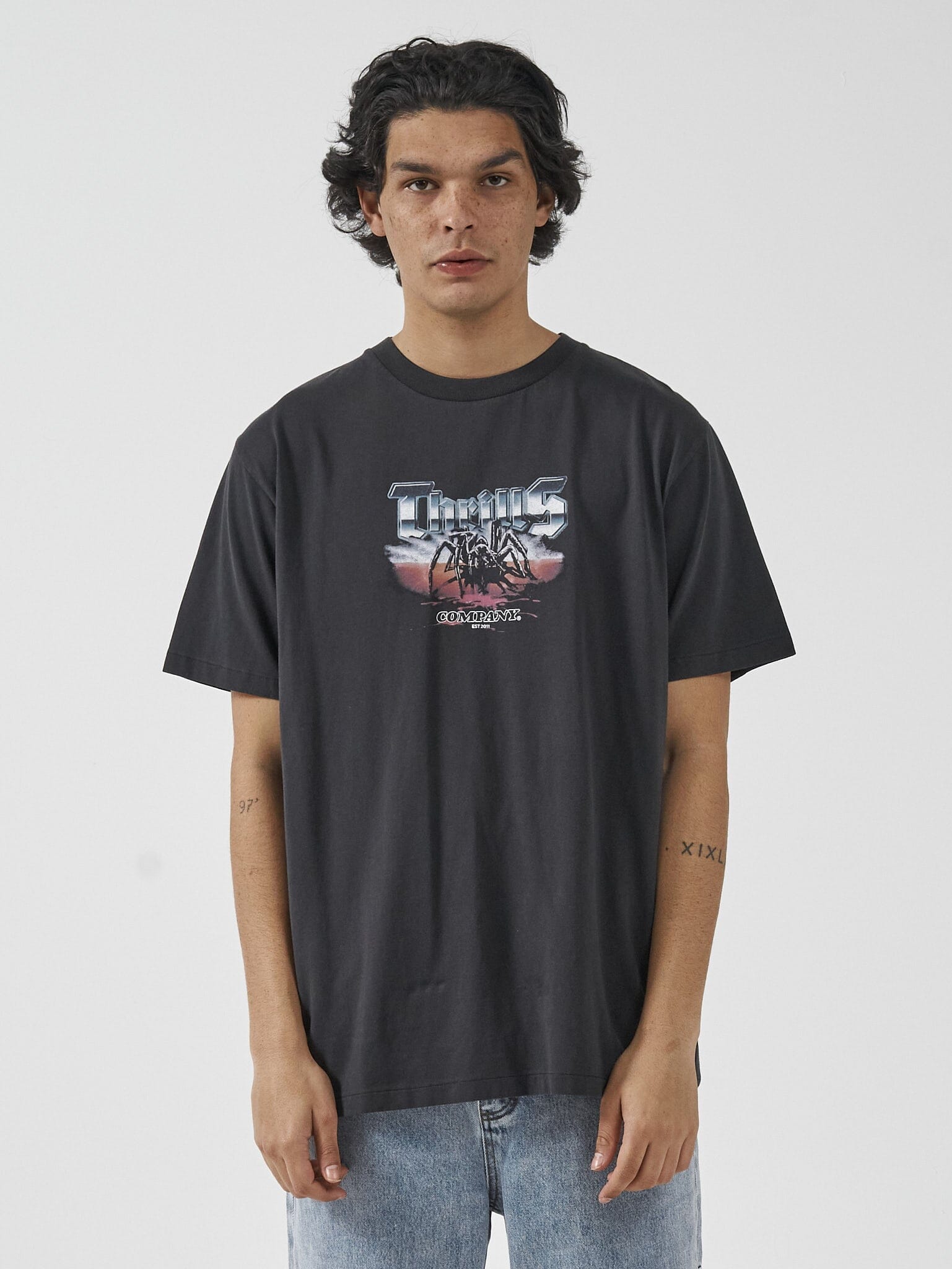 Kingdom Merch Fit Tee - Washed Black