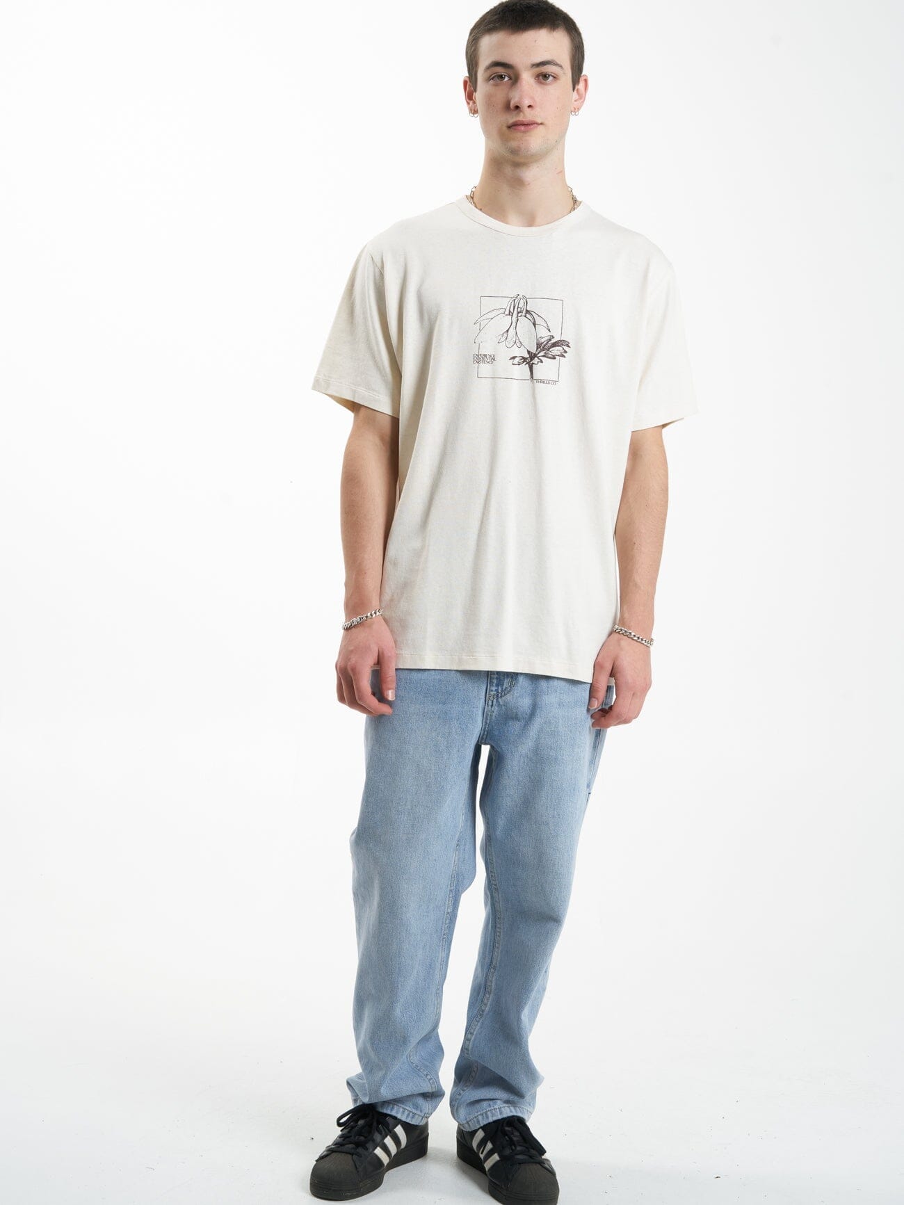 Hemp Experience Merch Fit Tee - Unbleached