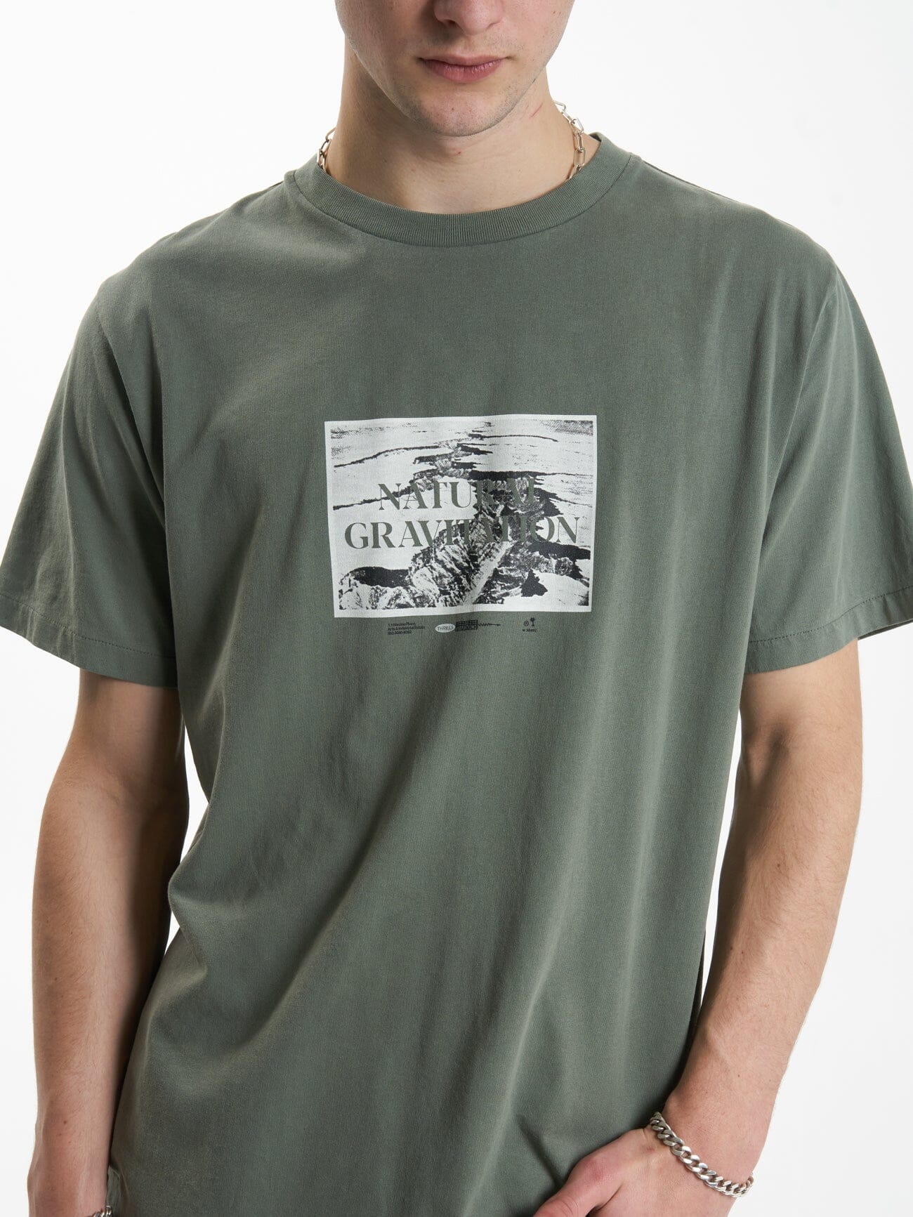 Gravitating Naturally Merch Fit Tee - Thyme