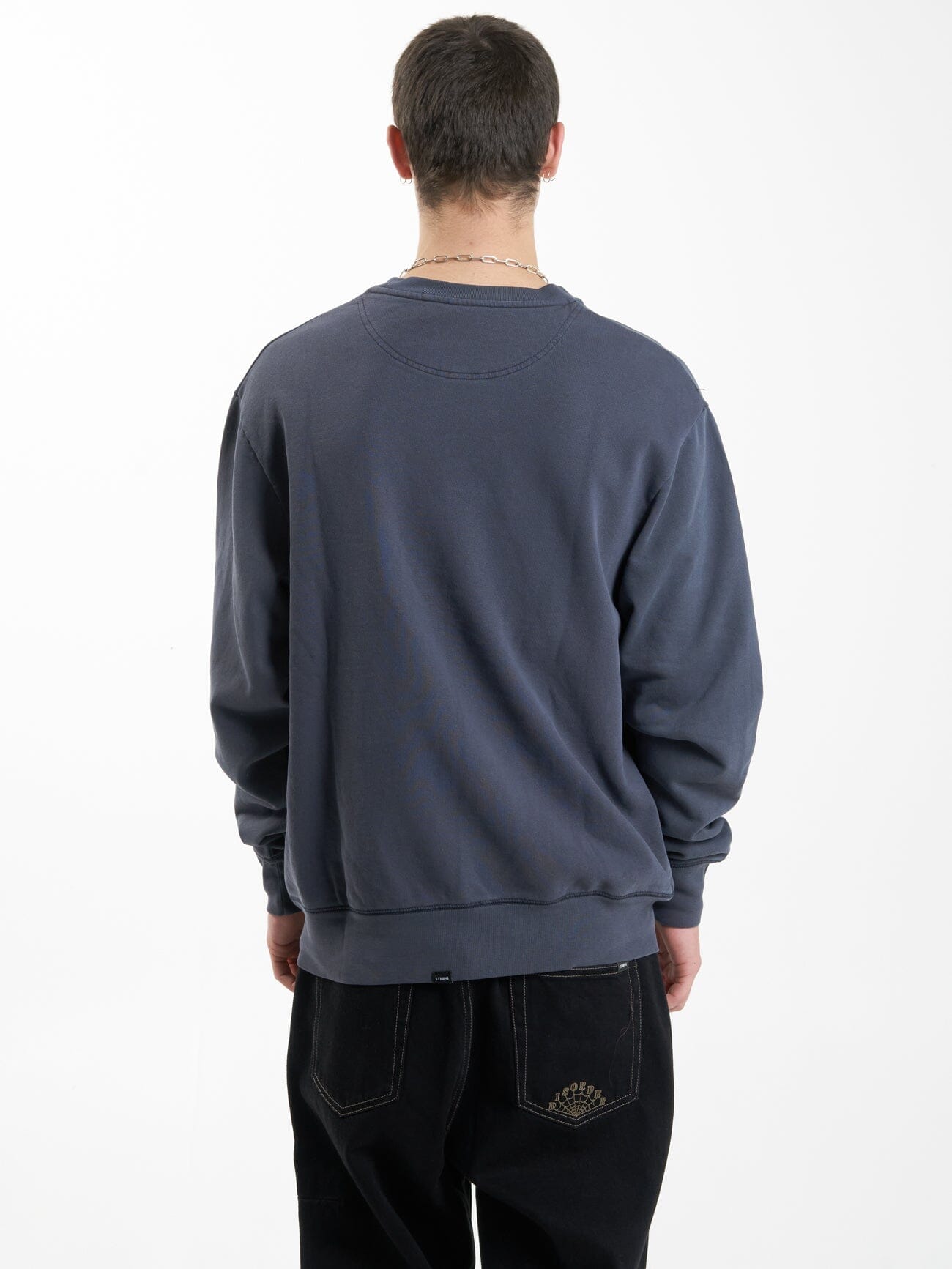 Hell Raising Bronco Oversize Crew - Slate