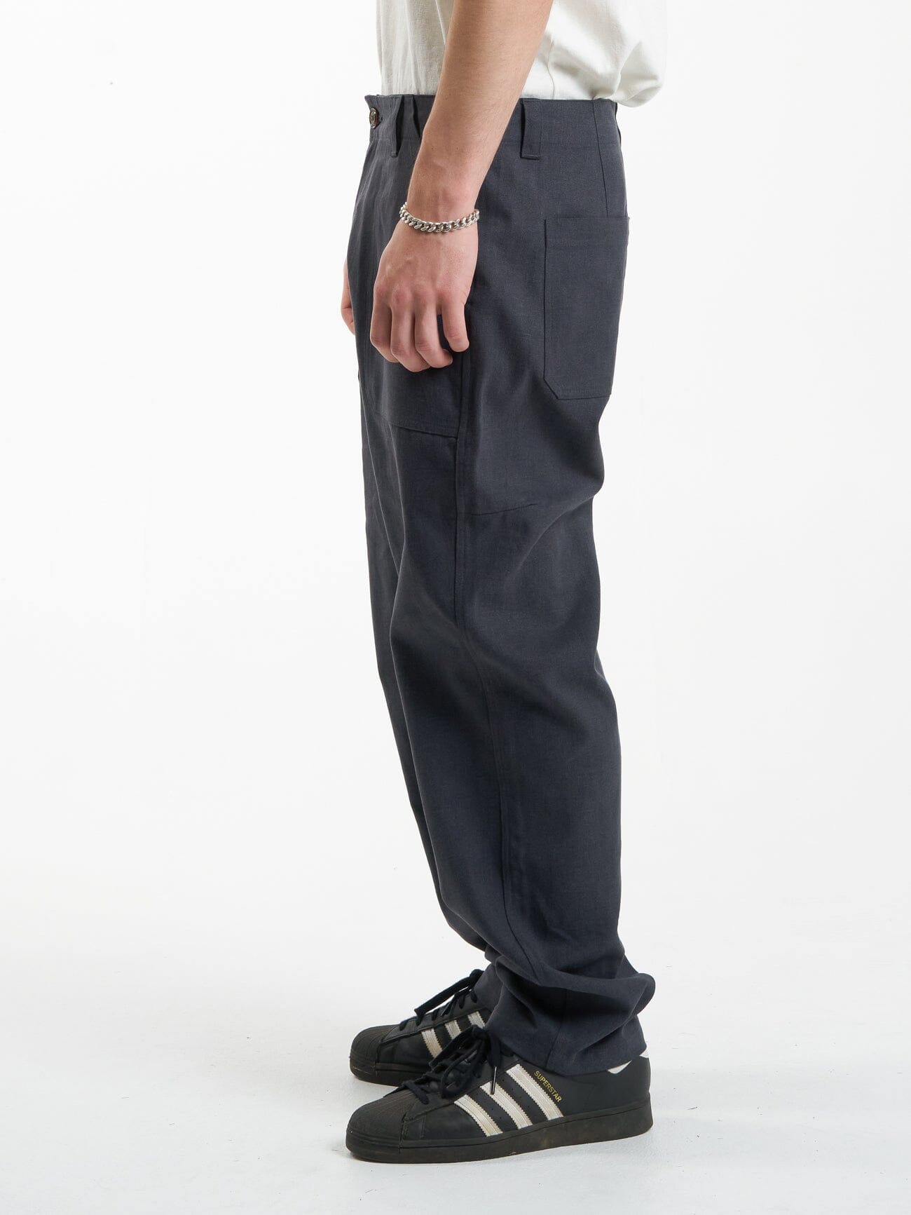 Hemp Thrills Slacker Utility Pant - Slate
