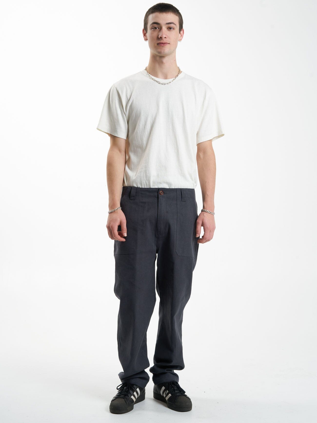 Hemp Thrills Slacker Utility Pant - Slate