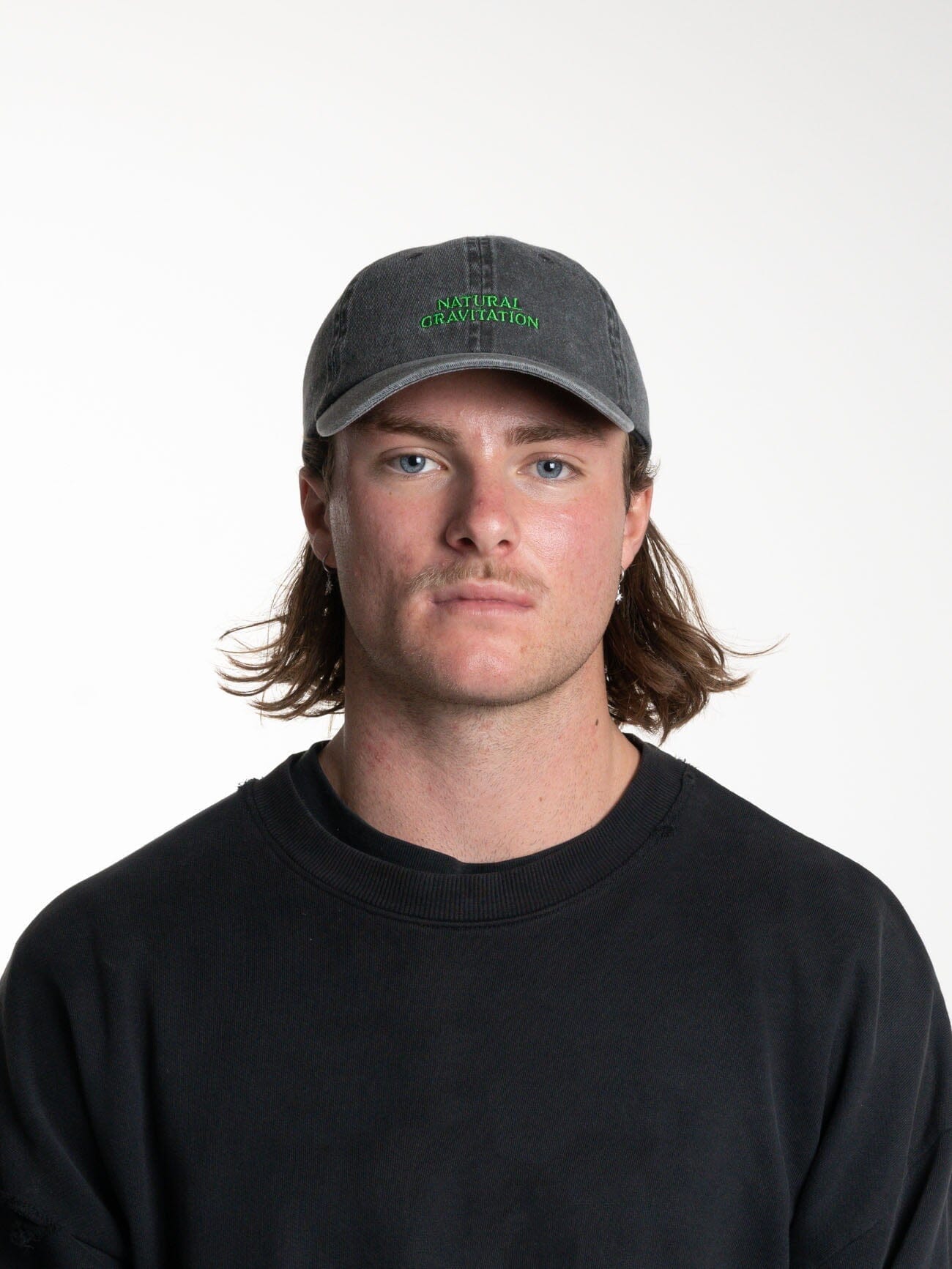 Gravitating Naturally Panel Cap - Merch Black