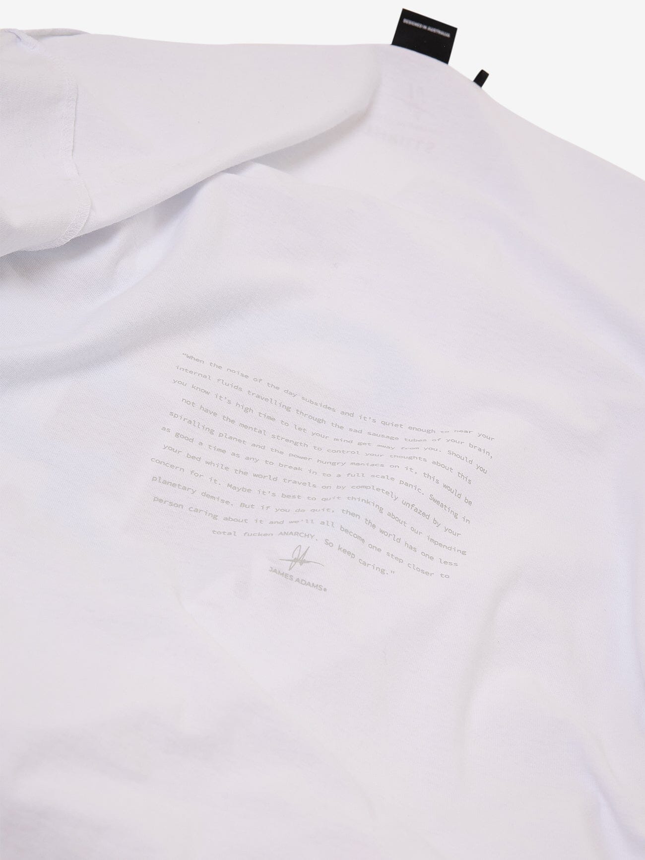 Anarchy JAMES ADAMS Merch Fit Tee - White XS
