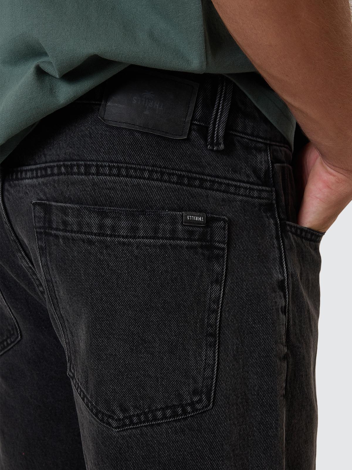 Slacker Denim Short - Ash Black 26