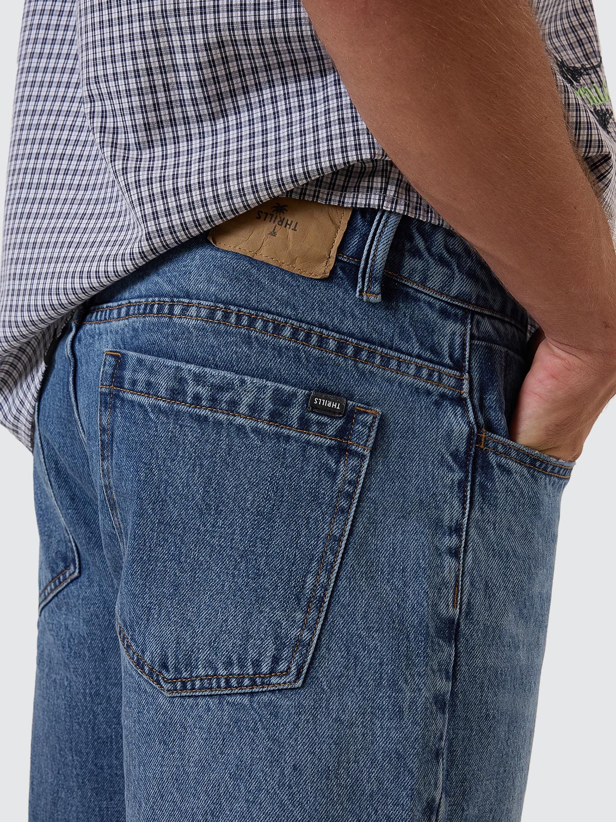 Slacker Denim Short - Stoned Blues 26