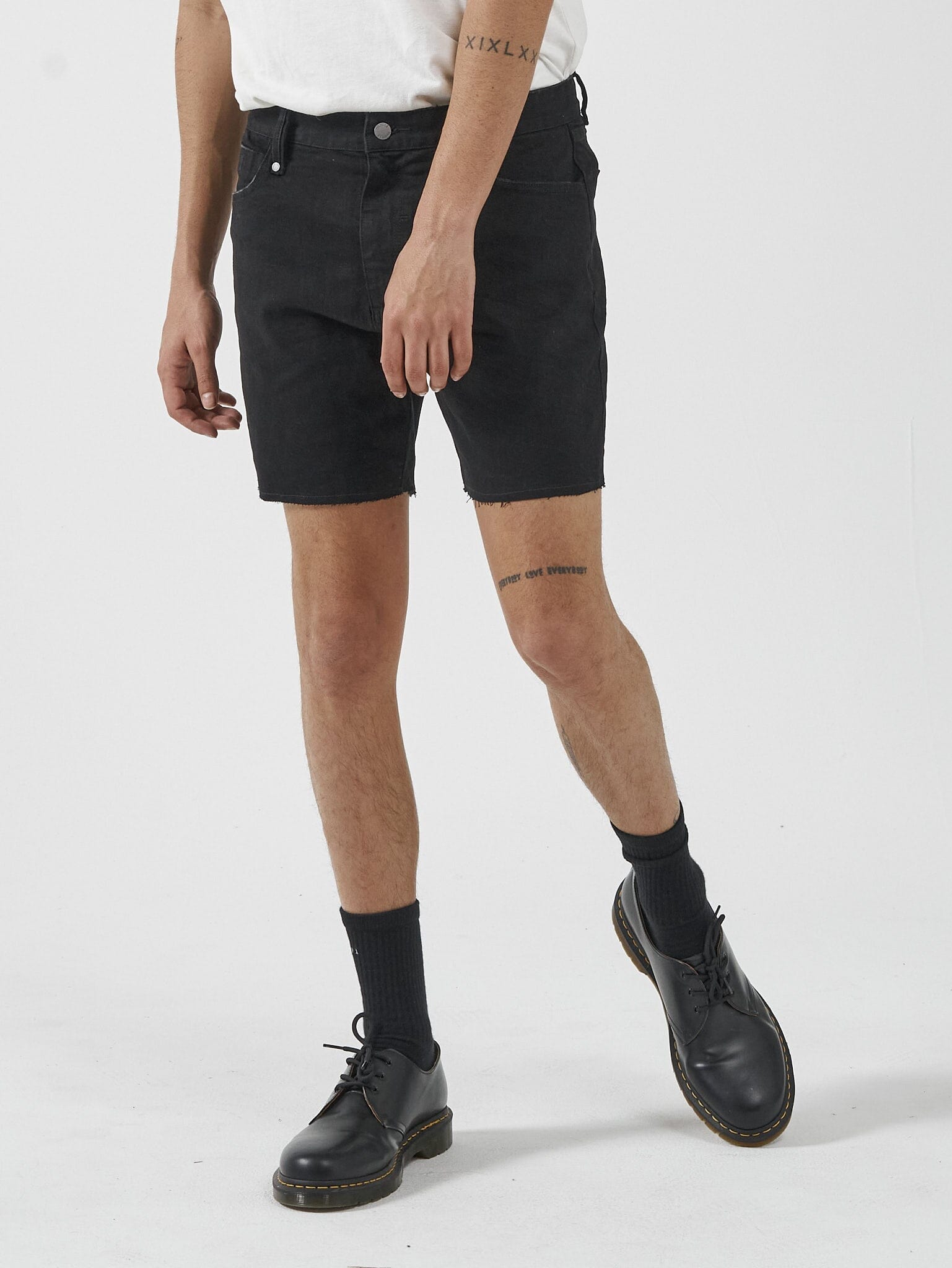 Mandude Denim Short - Black Rinse