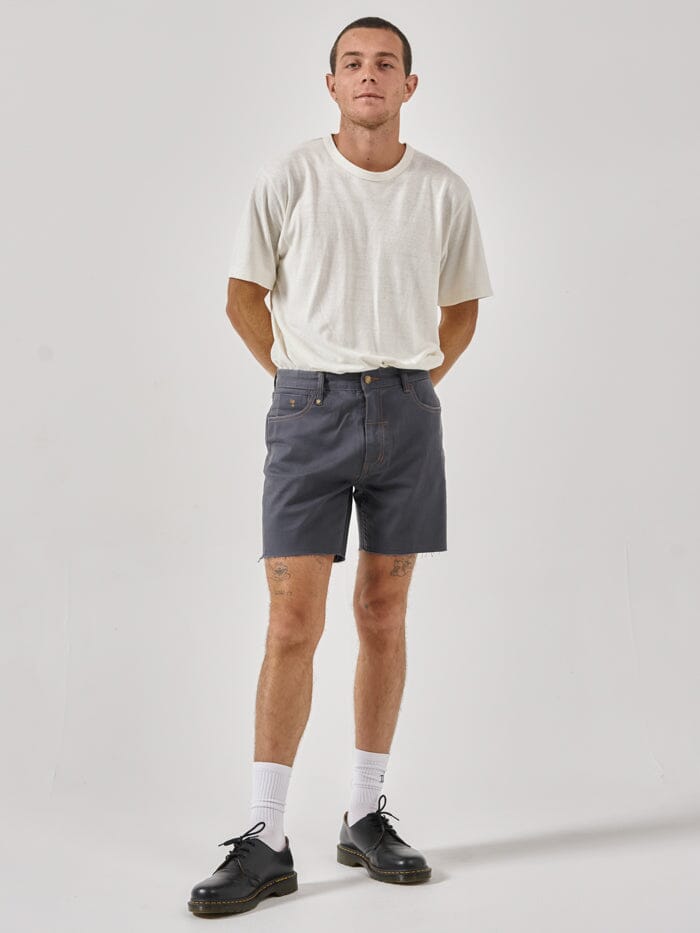 Mandude Denim Short - Dark Slate