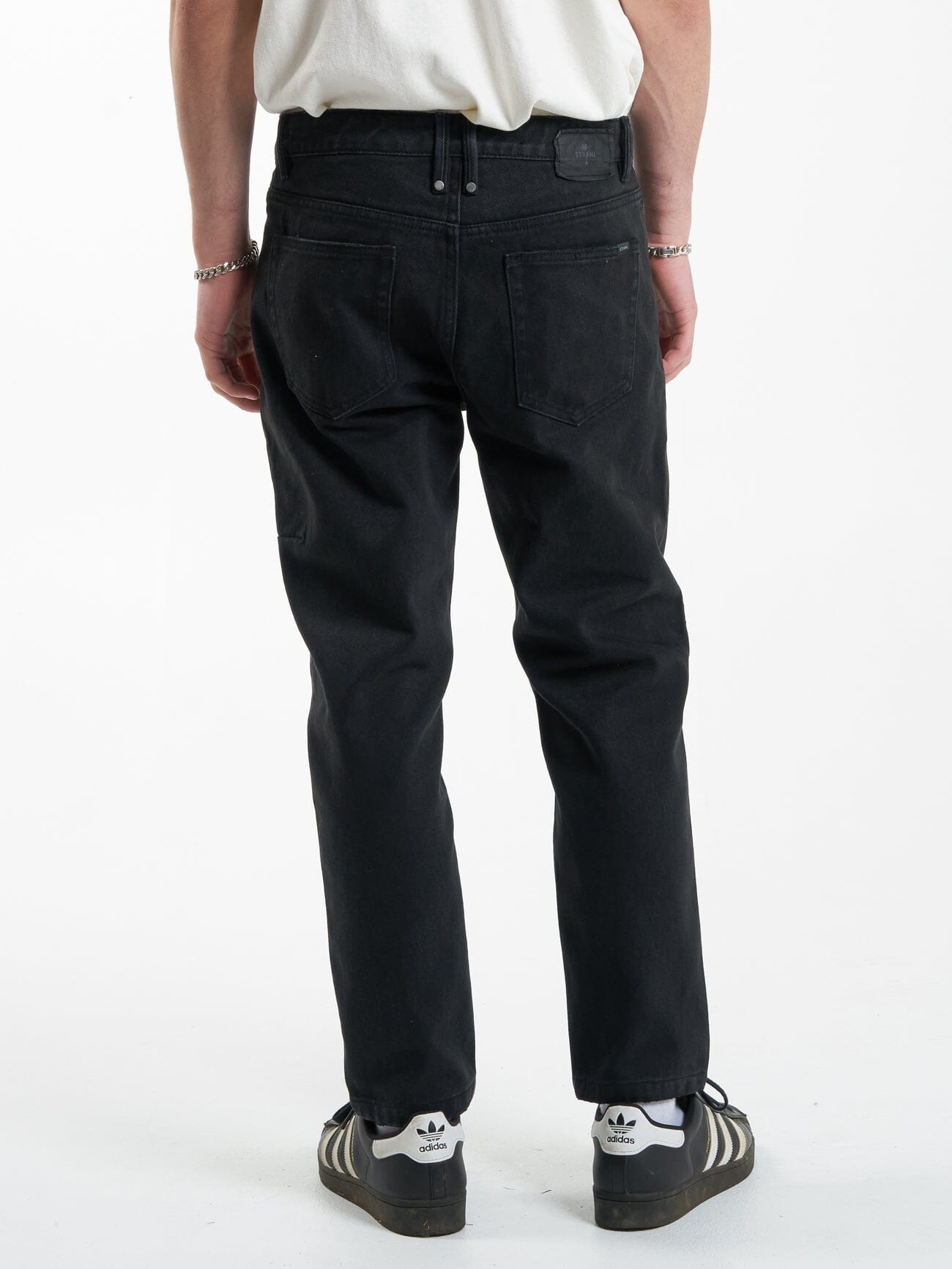 Chopped Straight Cropped Denim Jean - Dusk Black