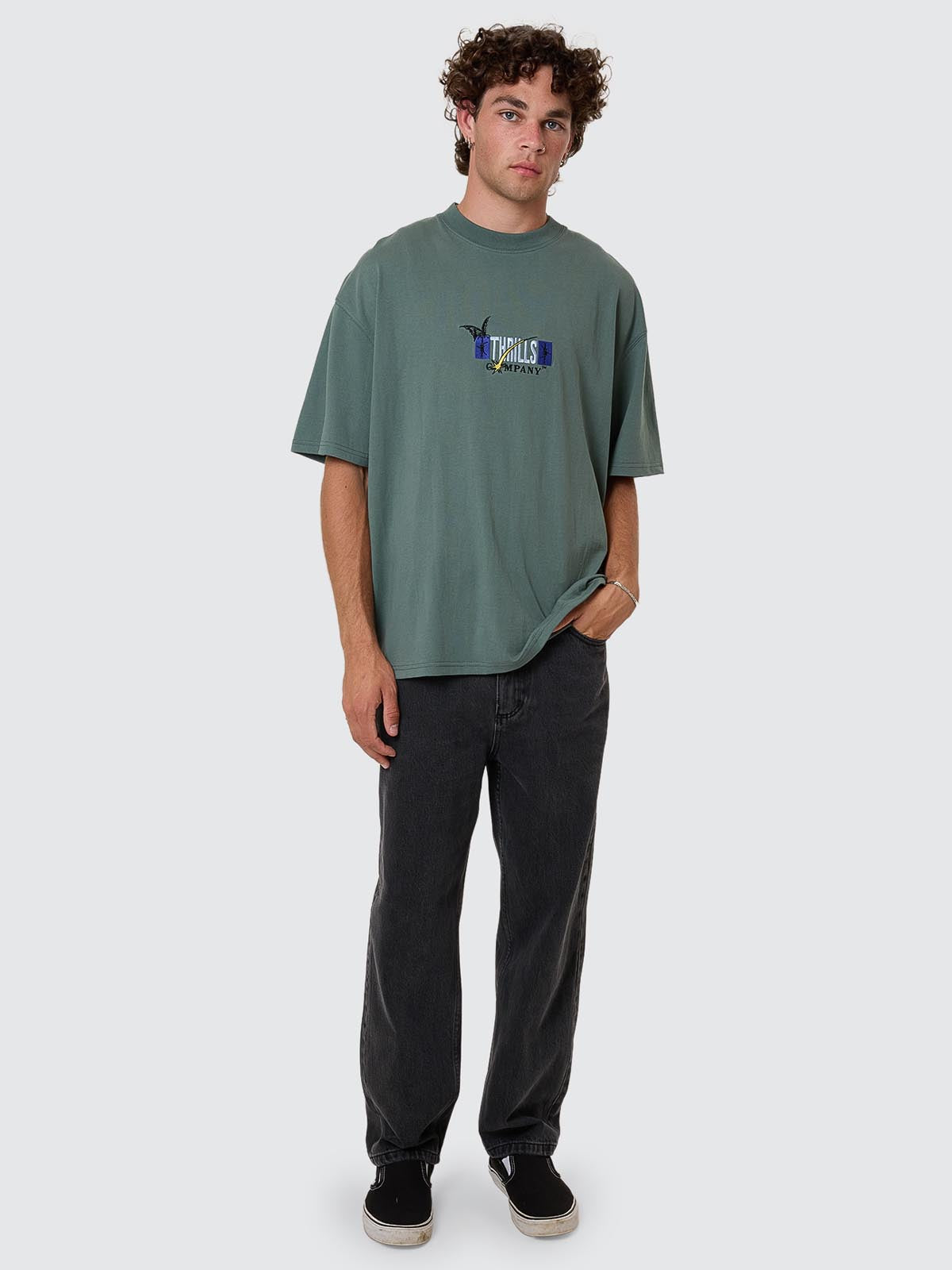 Slacker Denim Jean - Ash Black 26