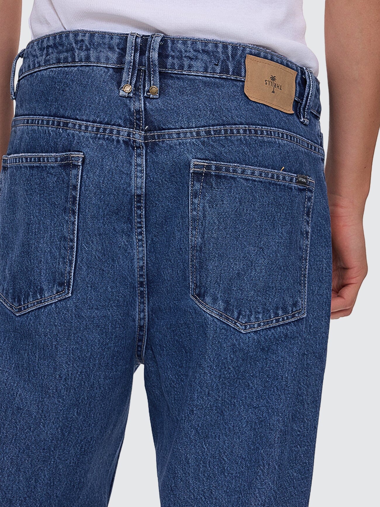 Slacker Relaxed Denim Jean - Vintage Rinse Blue 26