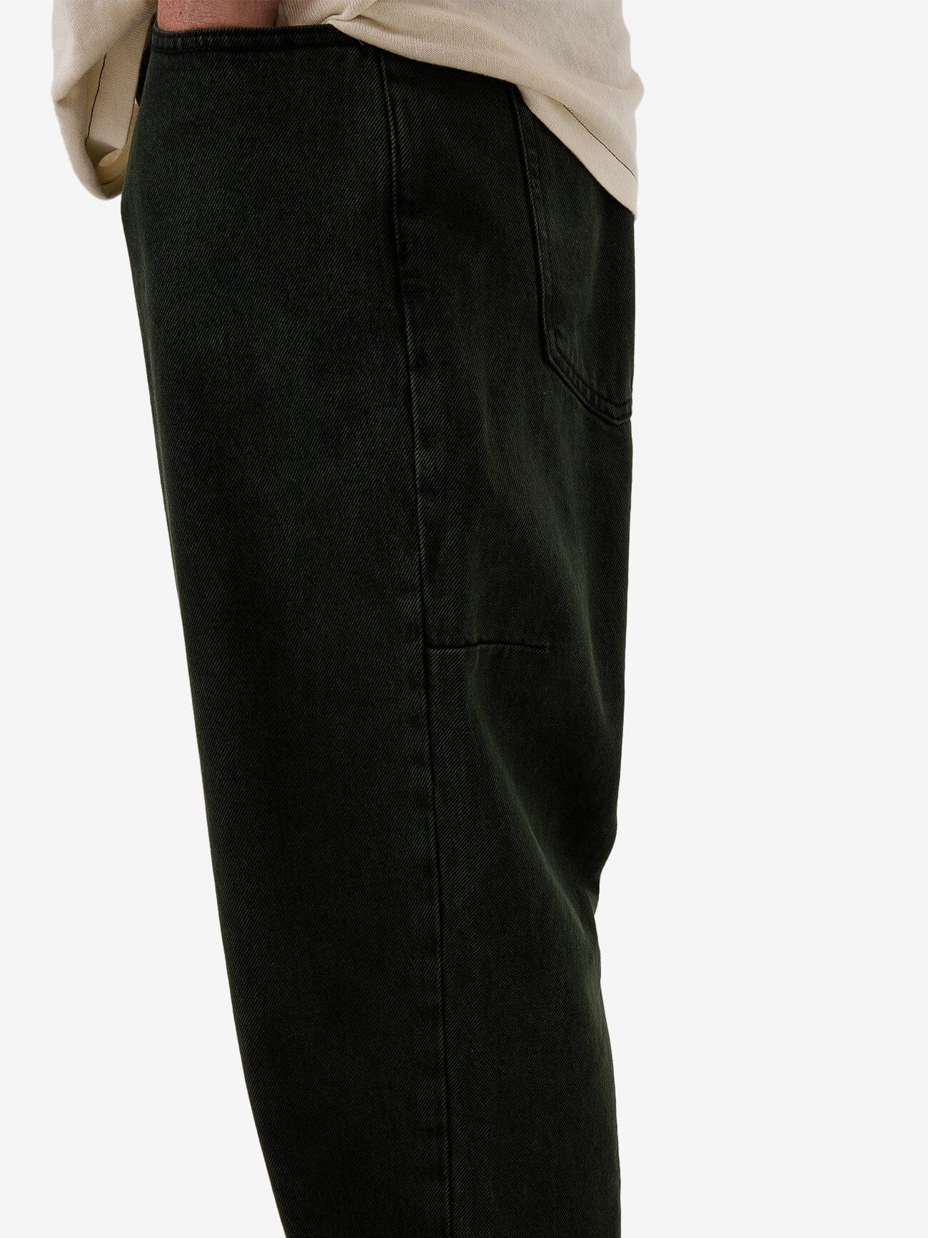 Slacker Denim Jean - Oil Green - Black 28