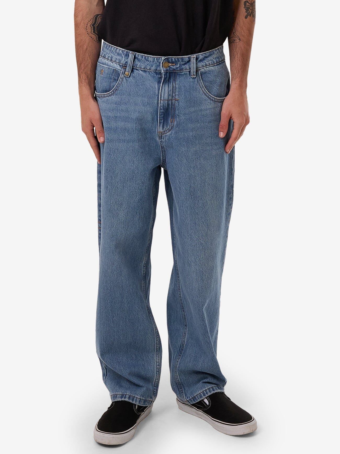 Big Slacker Baggy Denim Jean - Dark Dust Blue