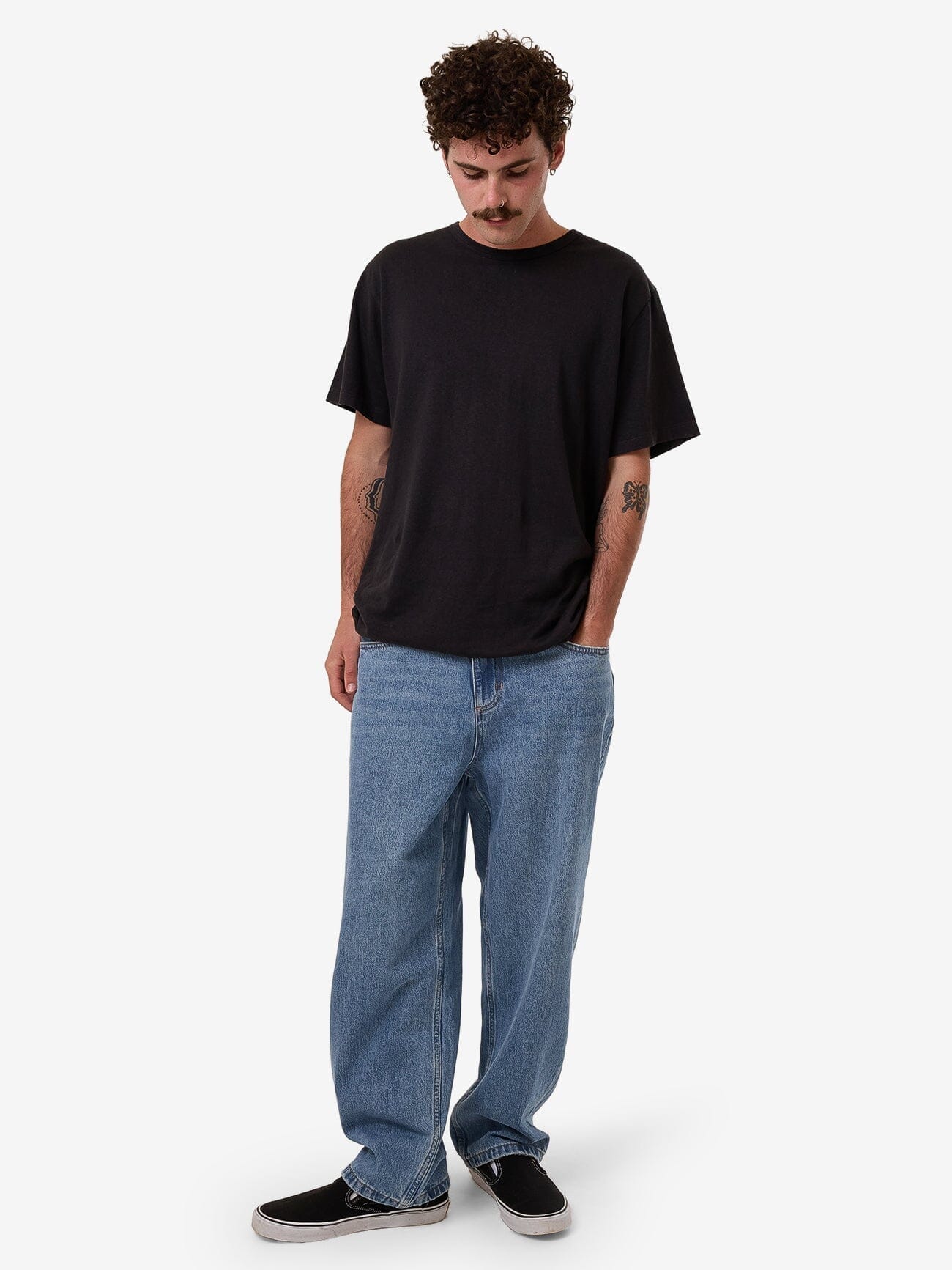 Big Slacker Baggy Denim Jean - Dark Dust Blue
