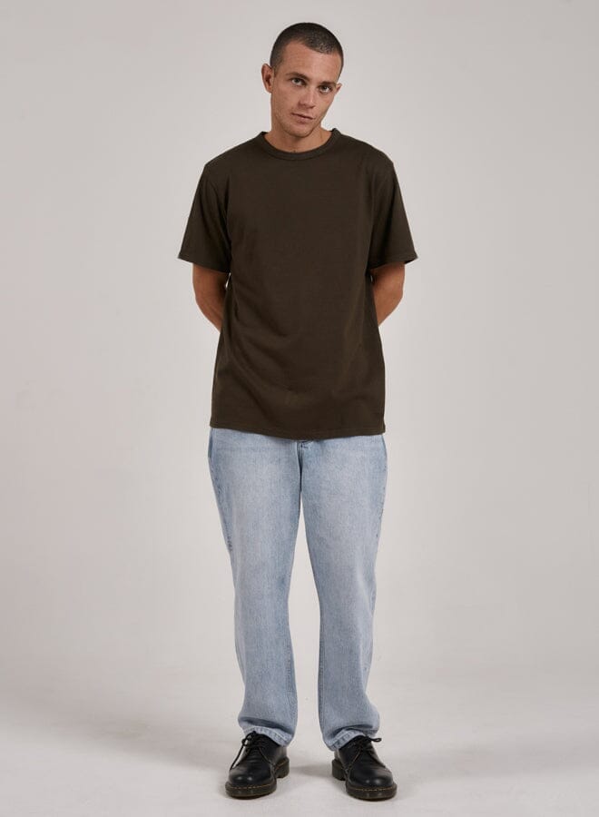 Hemp Thrills Embro Merch Fit Tee - Tarmac