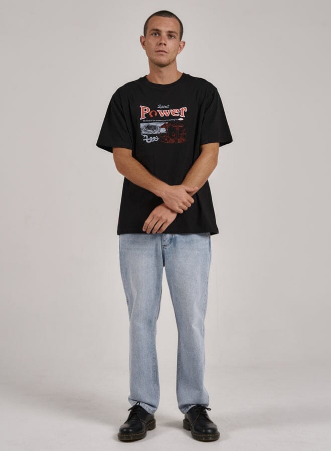 Spirit Power Merch Fit Tee - Black