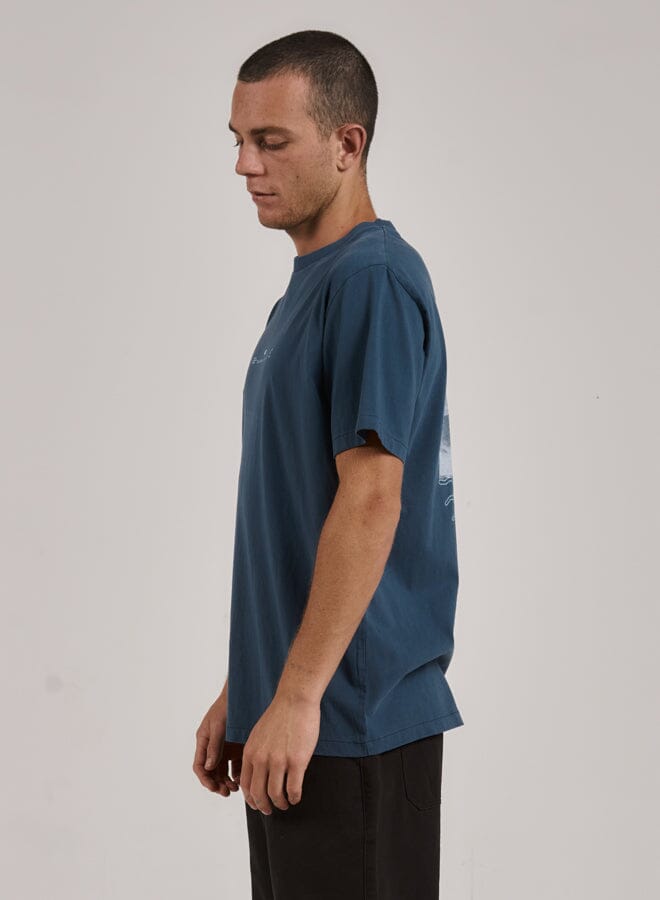 Natural Cooperation Merch Fit Tee - New Teal