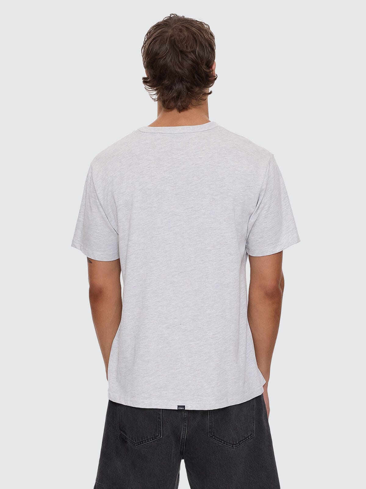 Thrills Workwear Embro Merch Fit Tee - White Marle