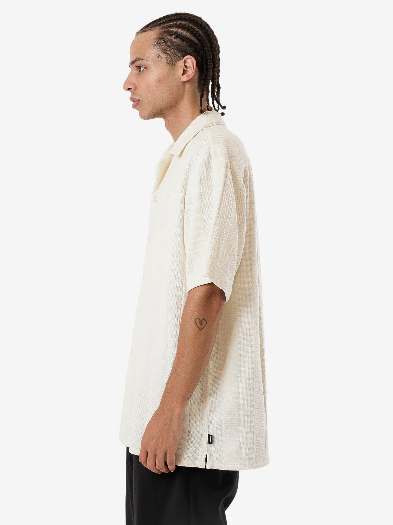 Evolution Bowling Shirt - Dirty White