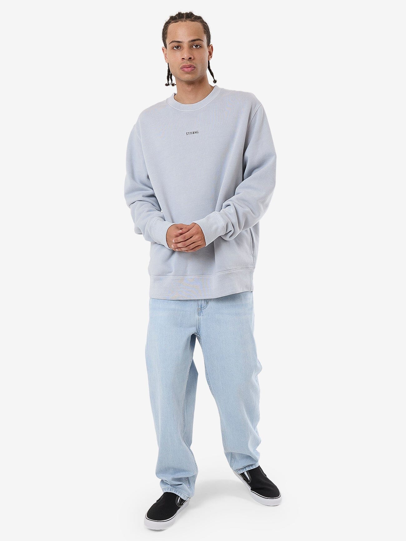 Minimal Thrills Oversize Crew - Iceberg XS