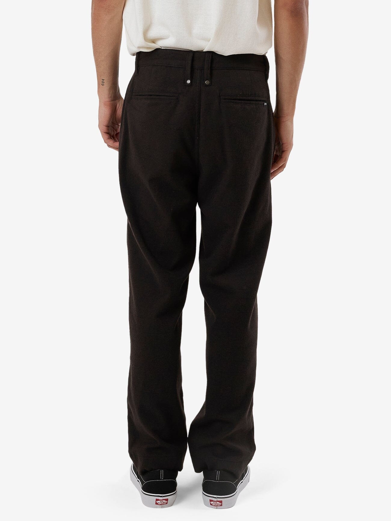 Jacob Plaid Pant - Brown 28