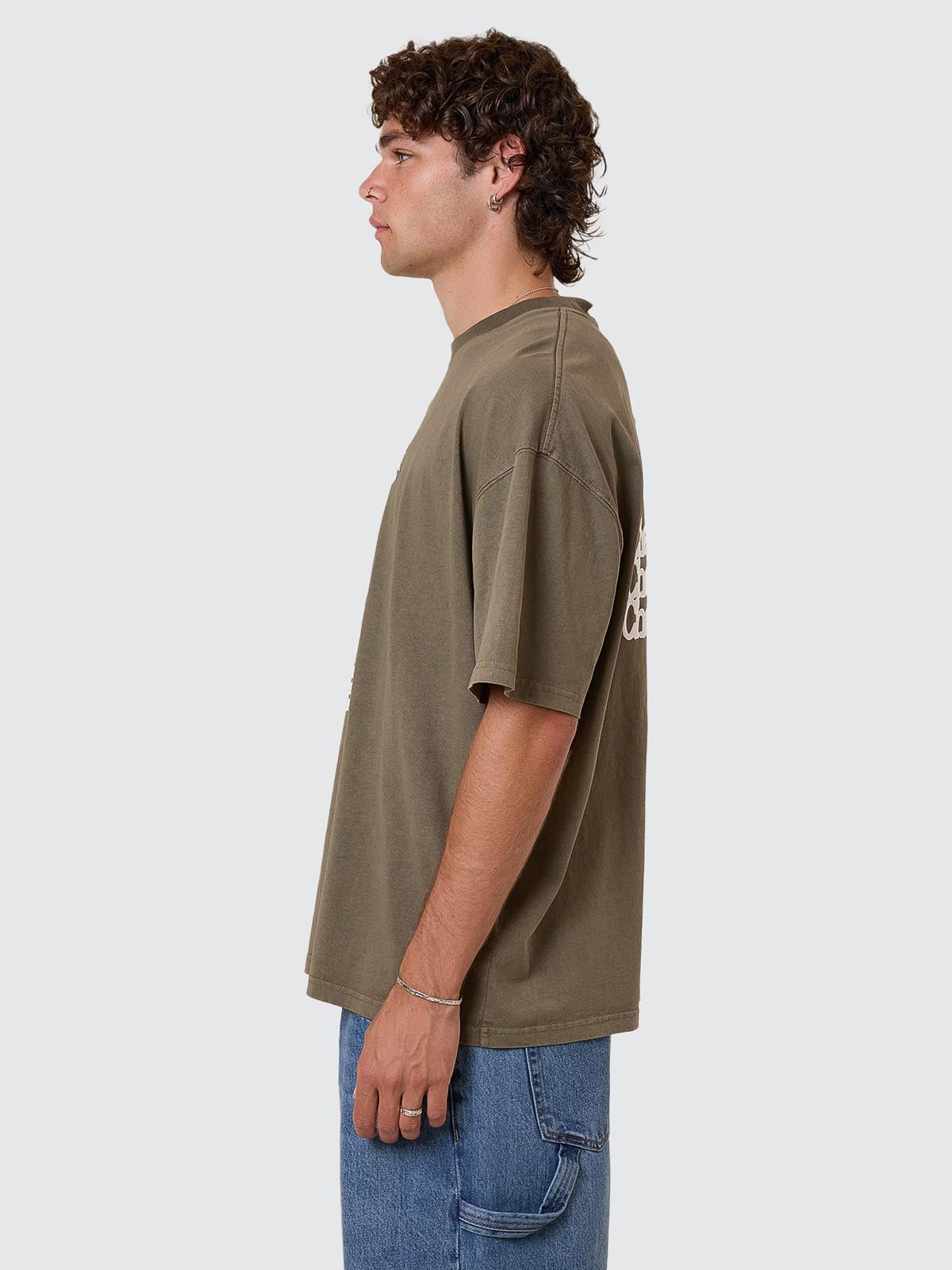 Cheap Thrills Box Fit Oversize Tee - Tarmac