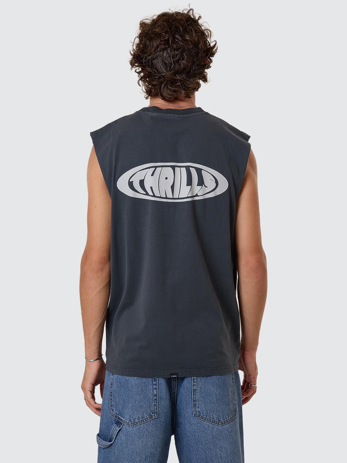 Shadowless Merch Fit Muscle Tee - Ebony XS