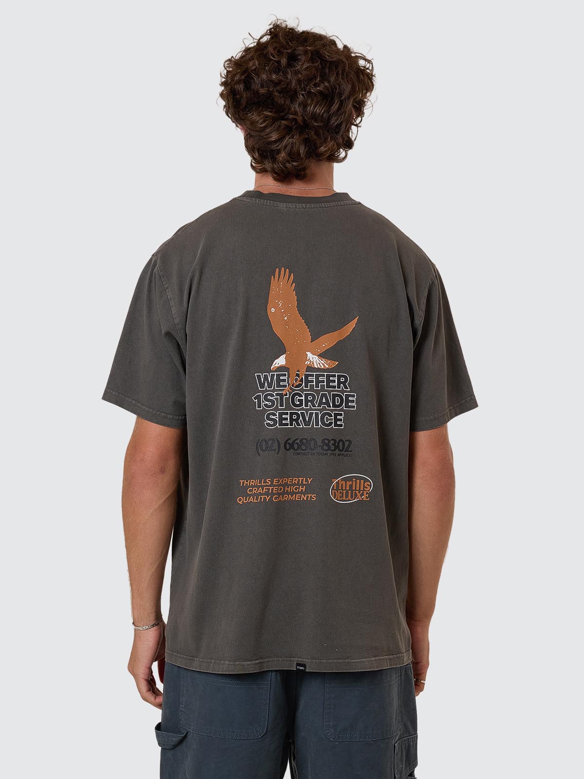 1st Grade Service Merch Fit Tee - Heritage White