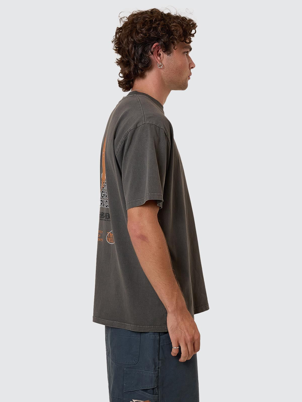 1st Grade Service Merch Fit Tee - Heritage White