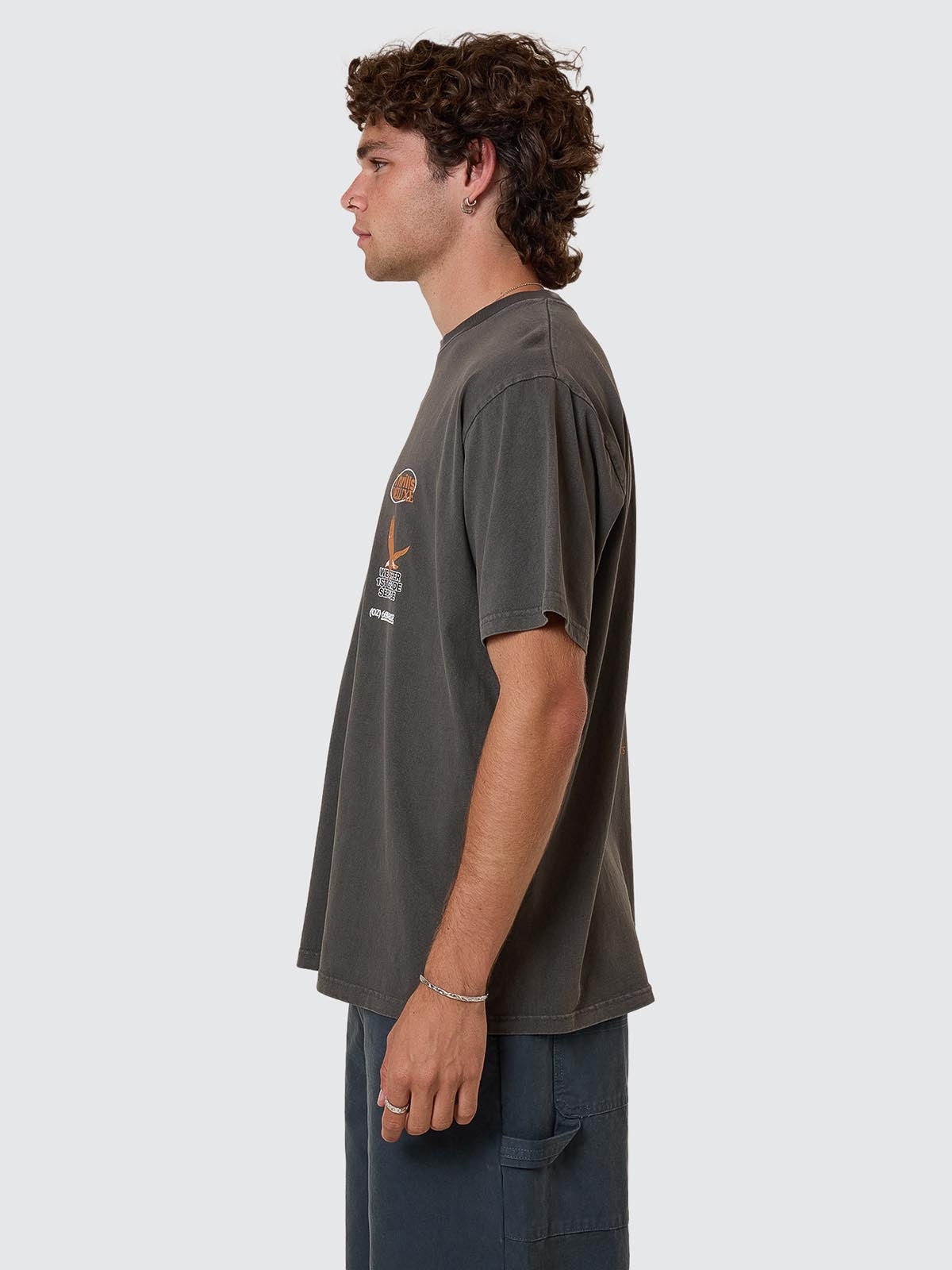 1st Grade Service Merch Fit Tee - Heritage White