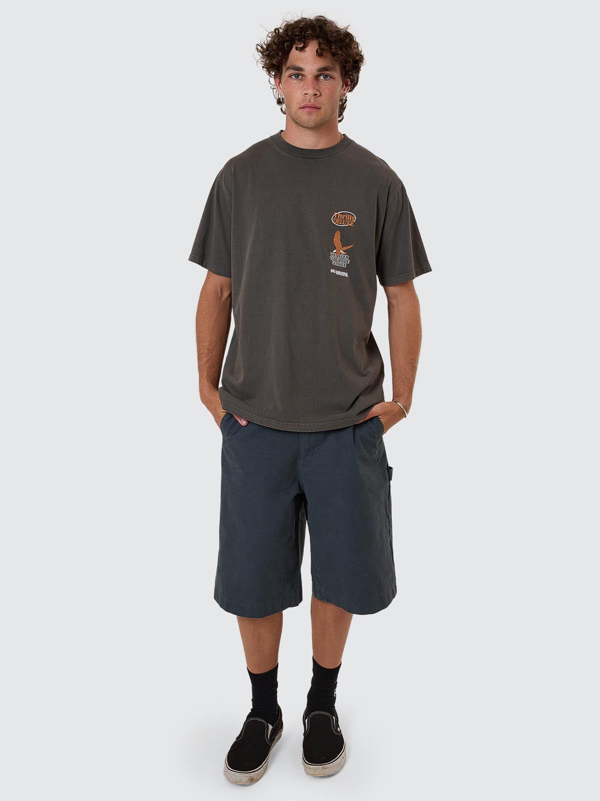 1st Grade Service Merch Fit Tee - Heritage White