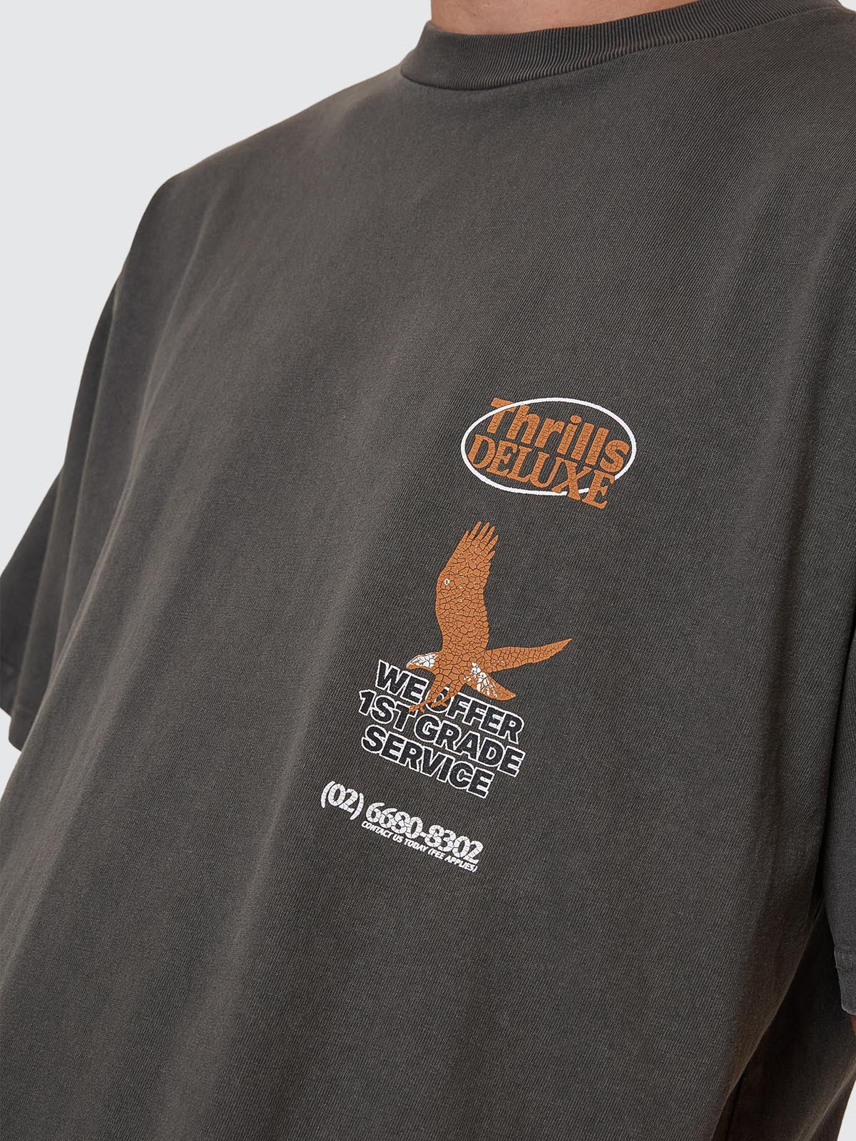 1st Grade Service Merch Fit Tee - Heritage White
