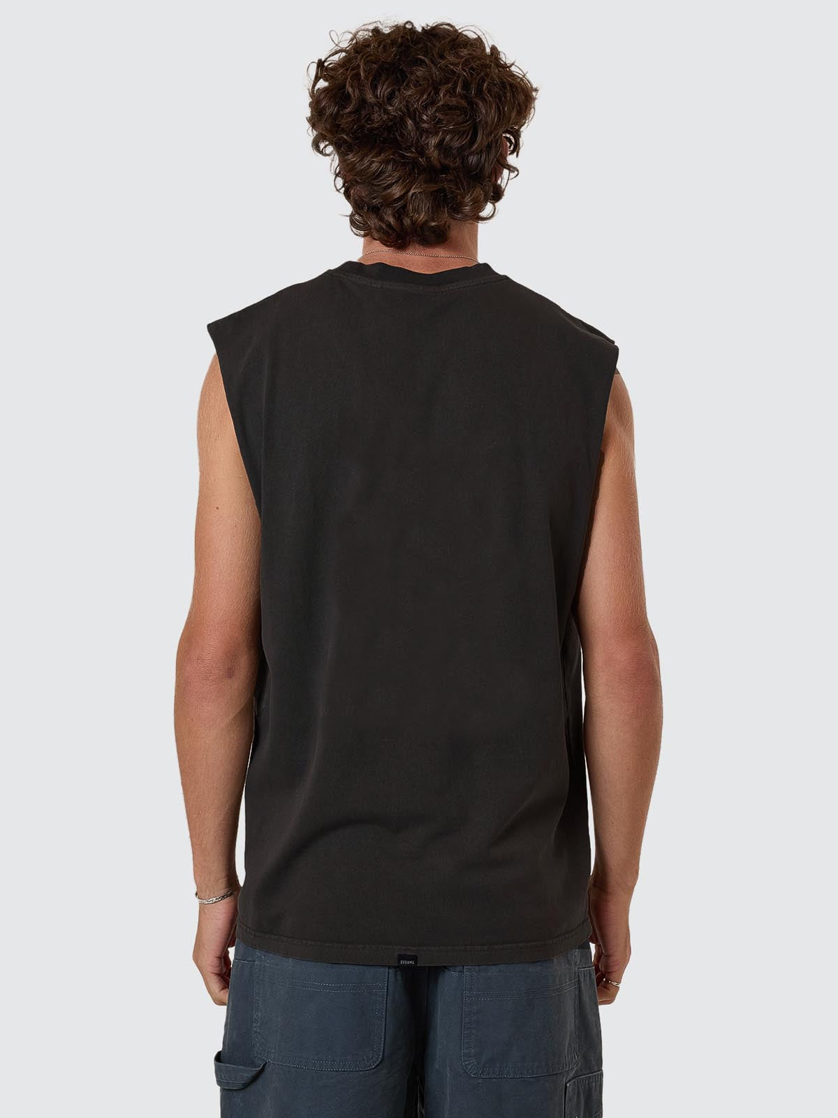 Paradise Before Anarchy Merch Fit Muscle Tee - Washed Black XS