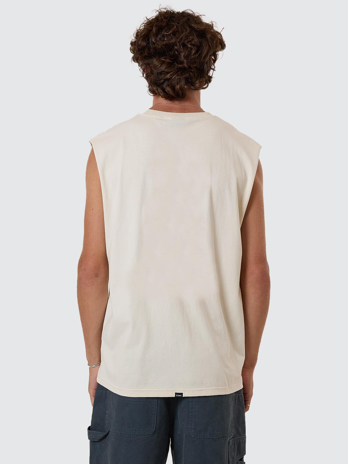 Paradise Before Anarchy Merch Fit Muscle Tee - White