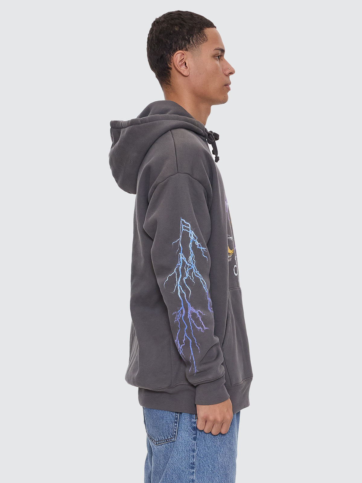 Flight Risk Slouch Pull On Hood - Merch Black