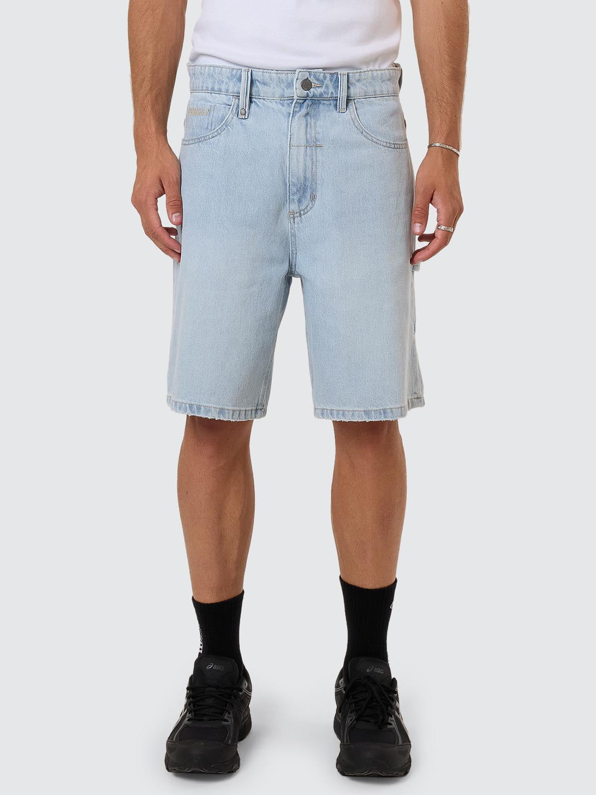 Infinite Dopamine Slacker Denim Short - Light Ash Blue 26