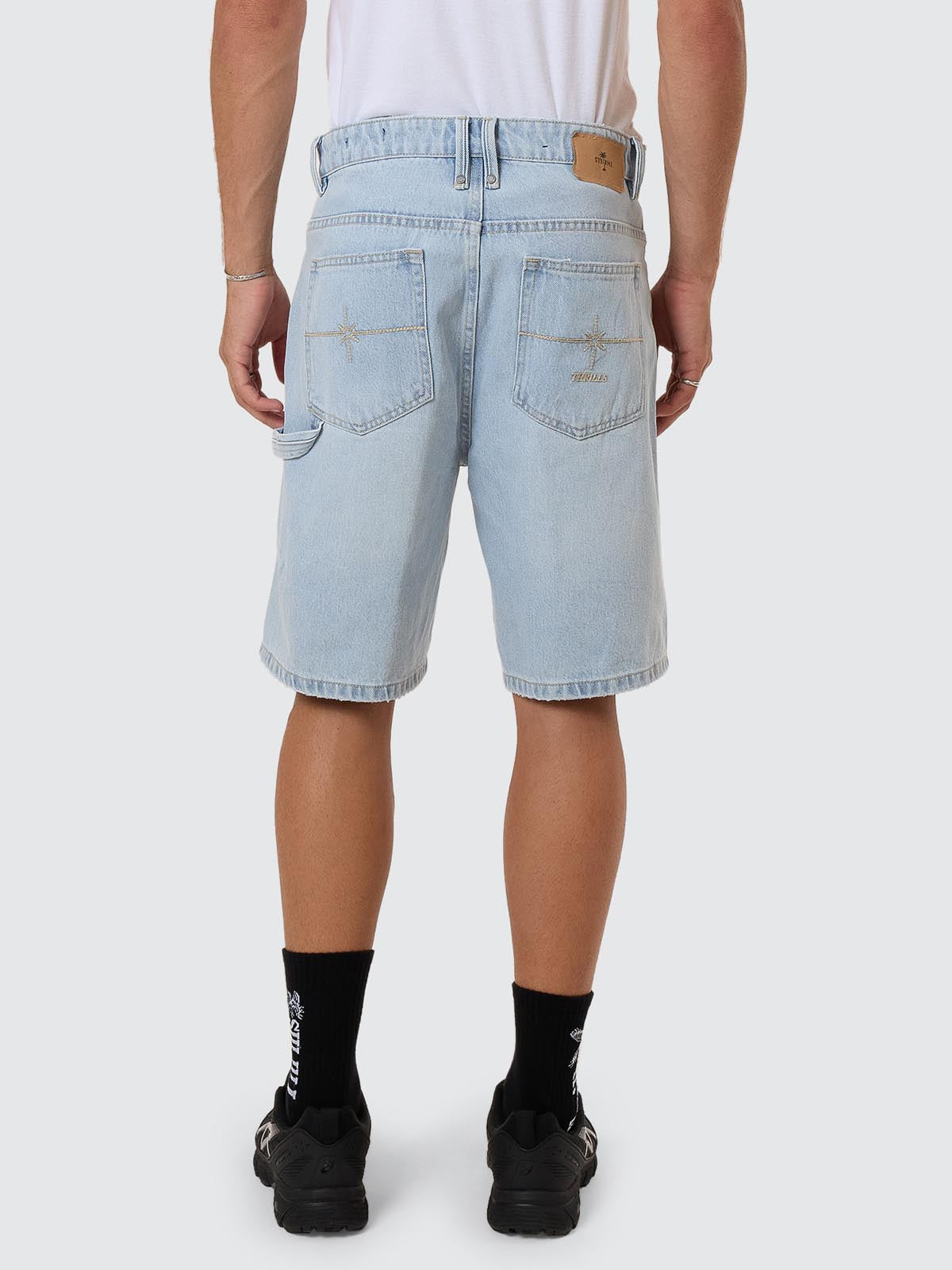 Infinite Dopamine Slacker Denim Short - Light Ash Blue 26