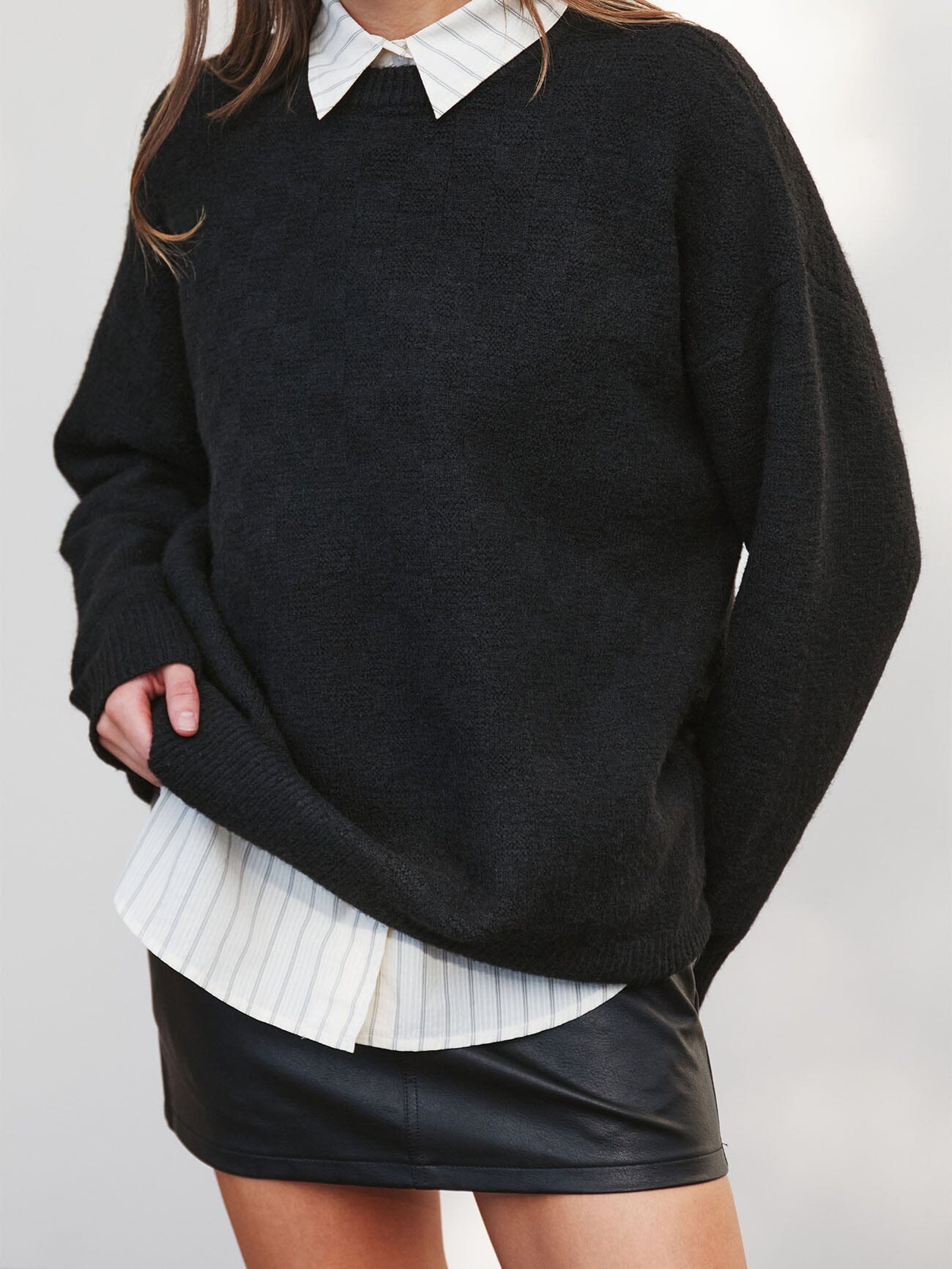 Unending Knit Sweater - Black